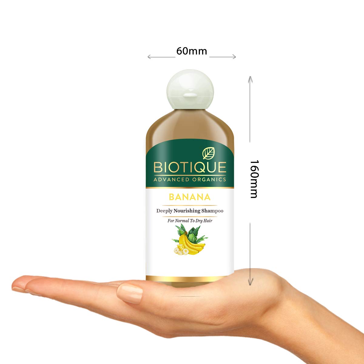 Biotique Banana Deeply Nourishing Hair Shampoo for Normal to Dry Hair, 300ml – view 3