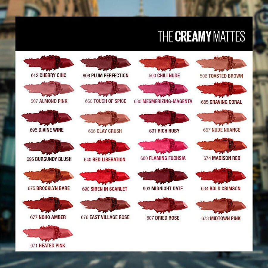 Maybelline New York Colour Sensational Creamy Matte Lipstick 3.9 g – view 7