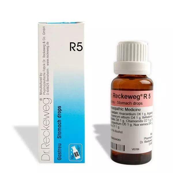 Dr Reckeweg R 05 22 ml stomach drops bottle image