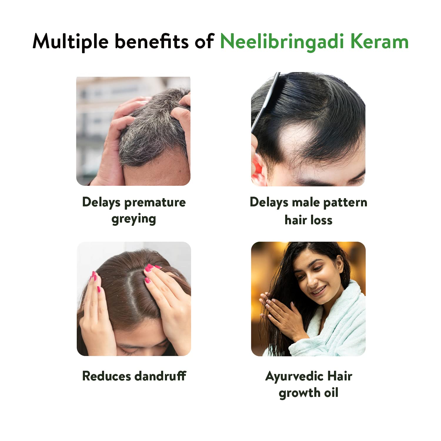 Kerala Ayurveda Neelibringadi Keram 200 ml – view 3