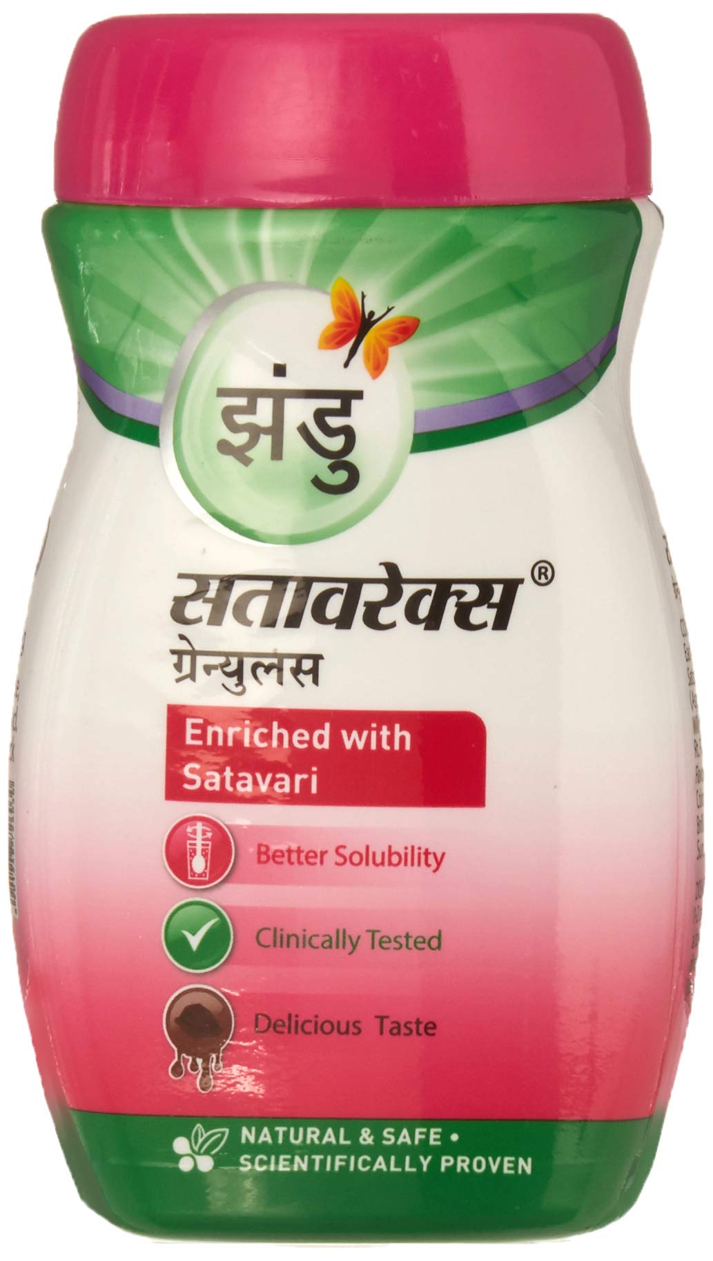 Zandu Satavarex Granules, 210 g, Enriched with Satavari/Shatavari, Clinically Tested, Natural and Safe, Scientifically Proven – view 2
