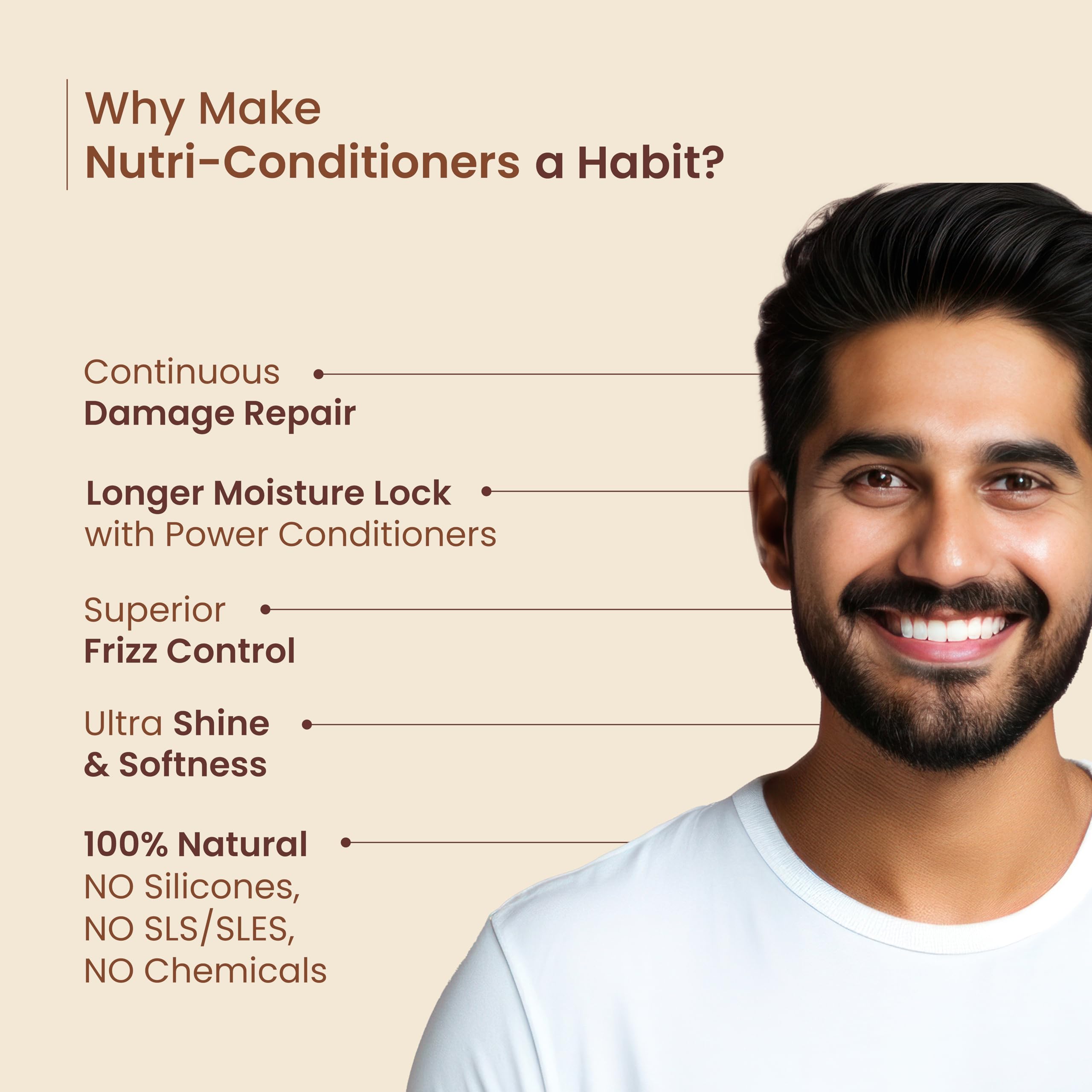 Nat Habit Castor Black Seed Shampoo & Conditioner for Men – view 3