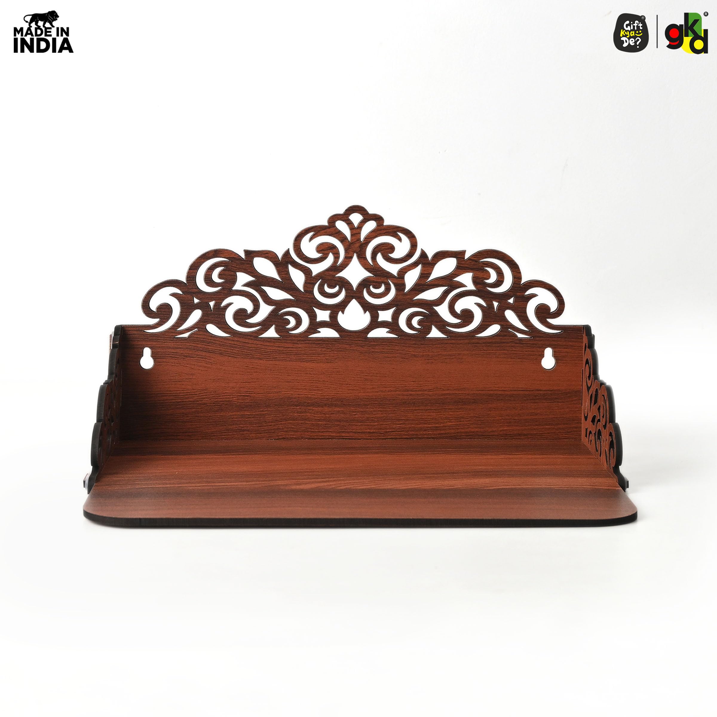 Gift Kya De Wooden Pooja Mandir for Home Wall – view 7