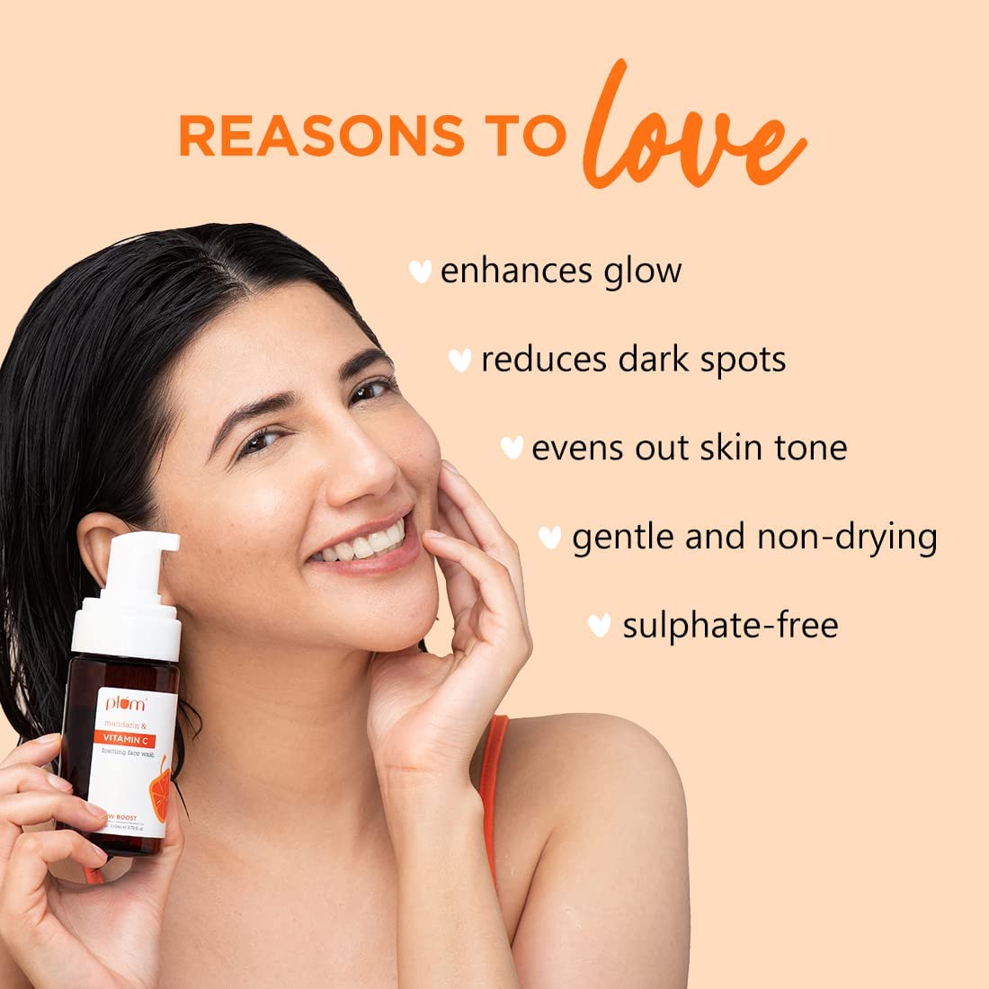 Plum Vitamin C Foaming Face Wash with Mandarin – view 3