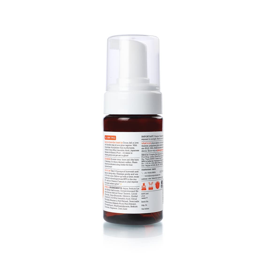 Plum Vitamin C Foaming Face Wash with Mandarin – view 9