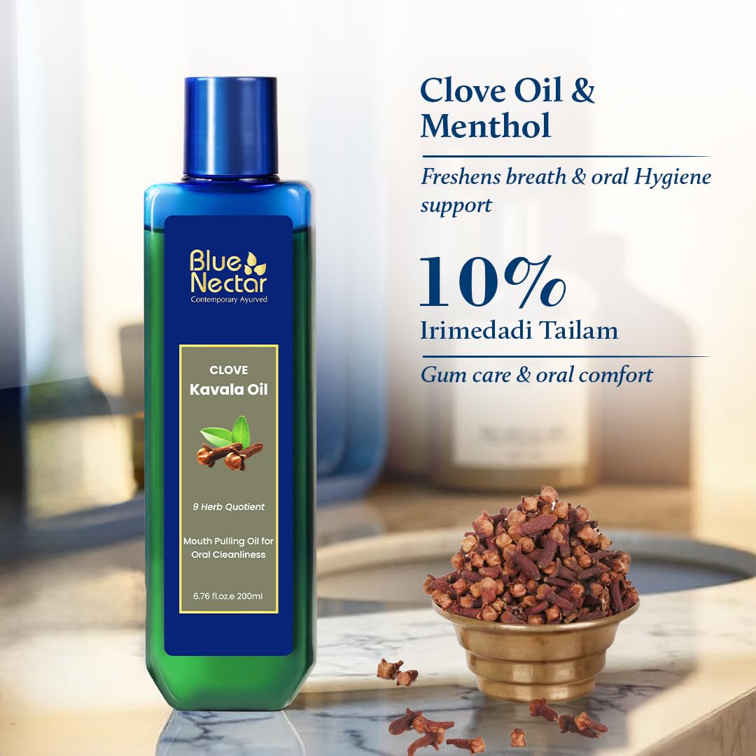 Blue Nectar Clove Oil Pulling for Mouth – view 2