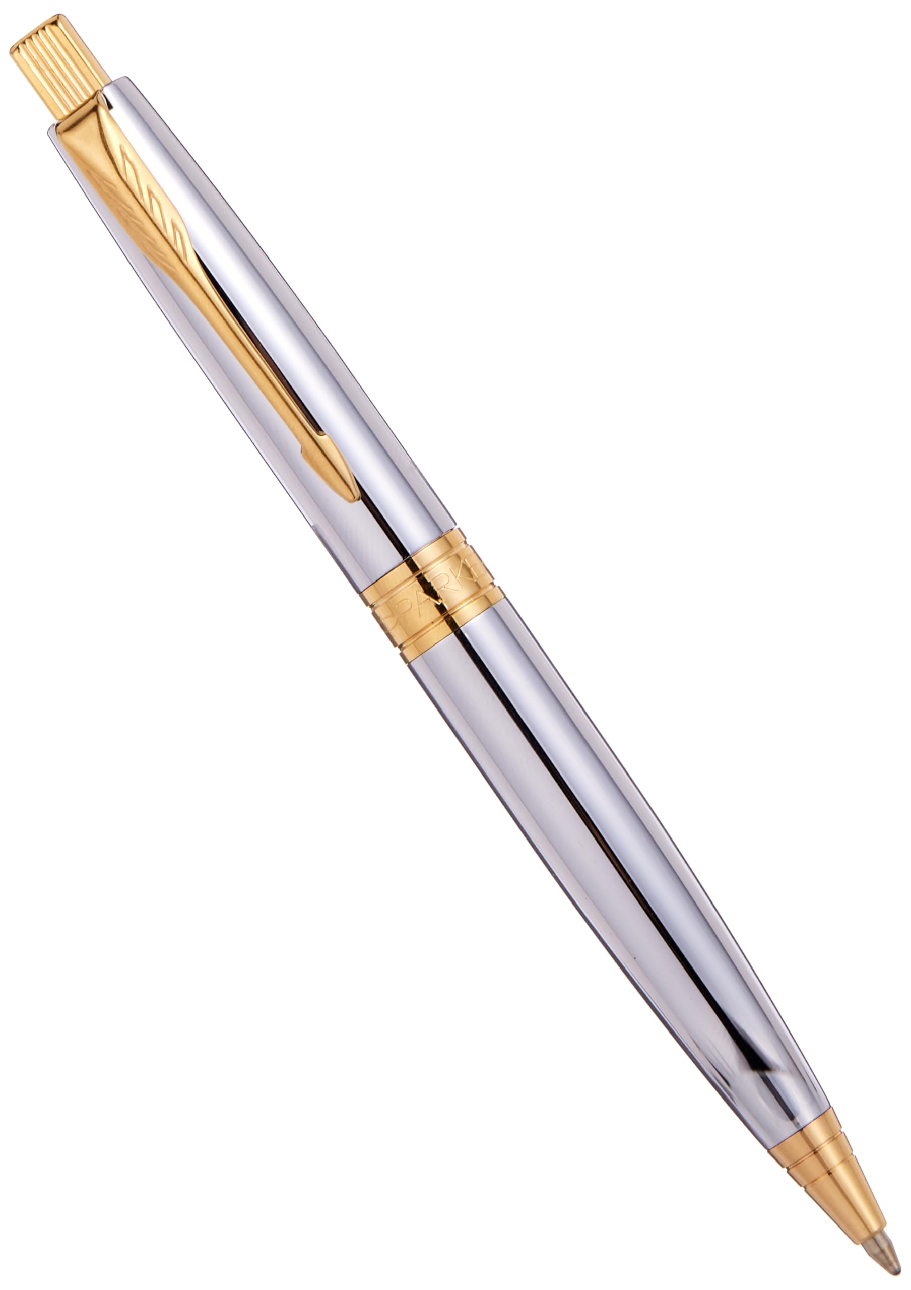 Silver Parker Aster ball pen with shiny chrome finish