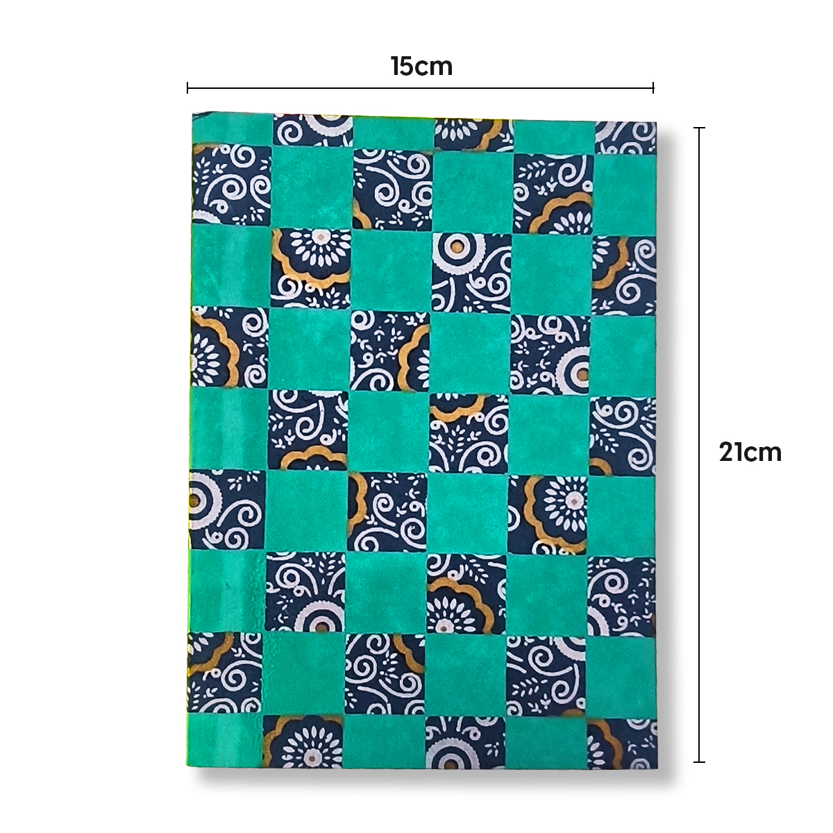 NeuOrigin Handcrafted Notebooks - Artistic Design, Tassels & Bookmark, Premium Paper (41 Pages, 15x21x1 cm) - Portable & Aesthetic Indian Handmade Journals, Pack of 4 – view 7