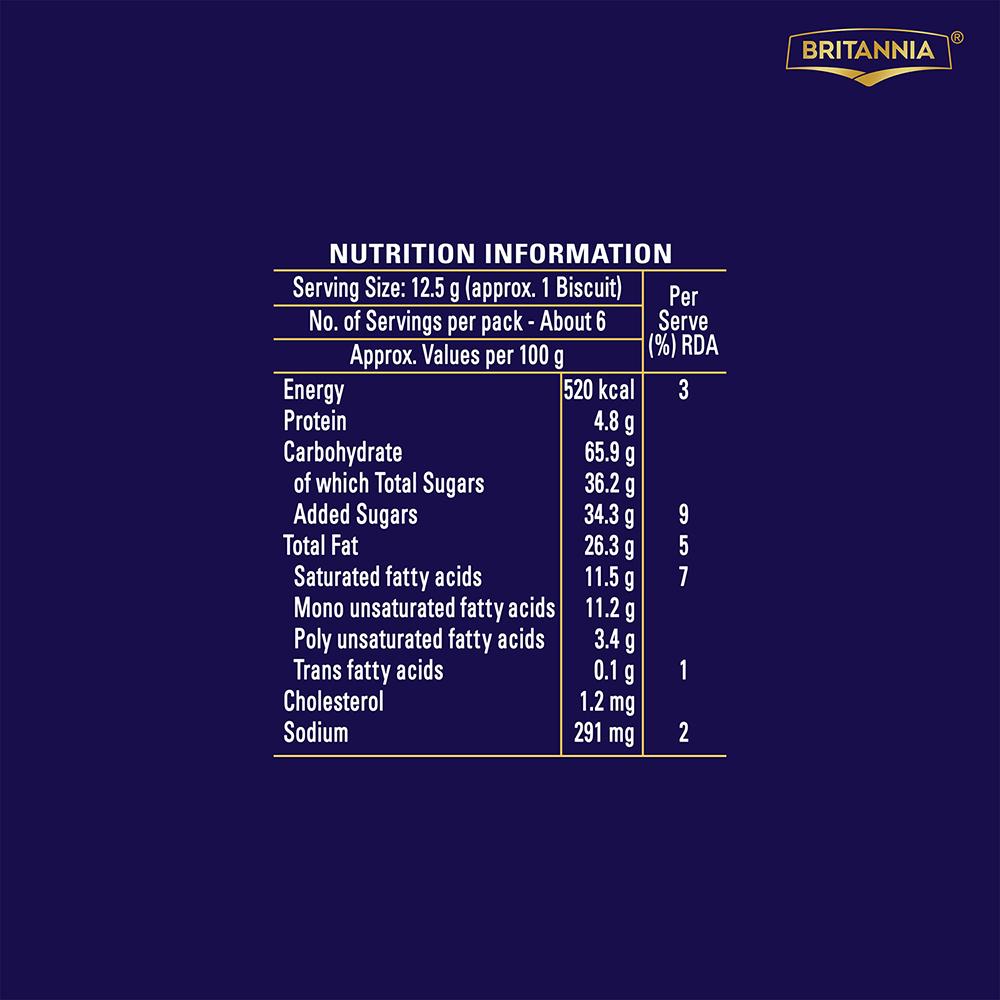 Britannia Pure Magic Chocolush Cream Biscuits 75 G – view 4