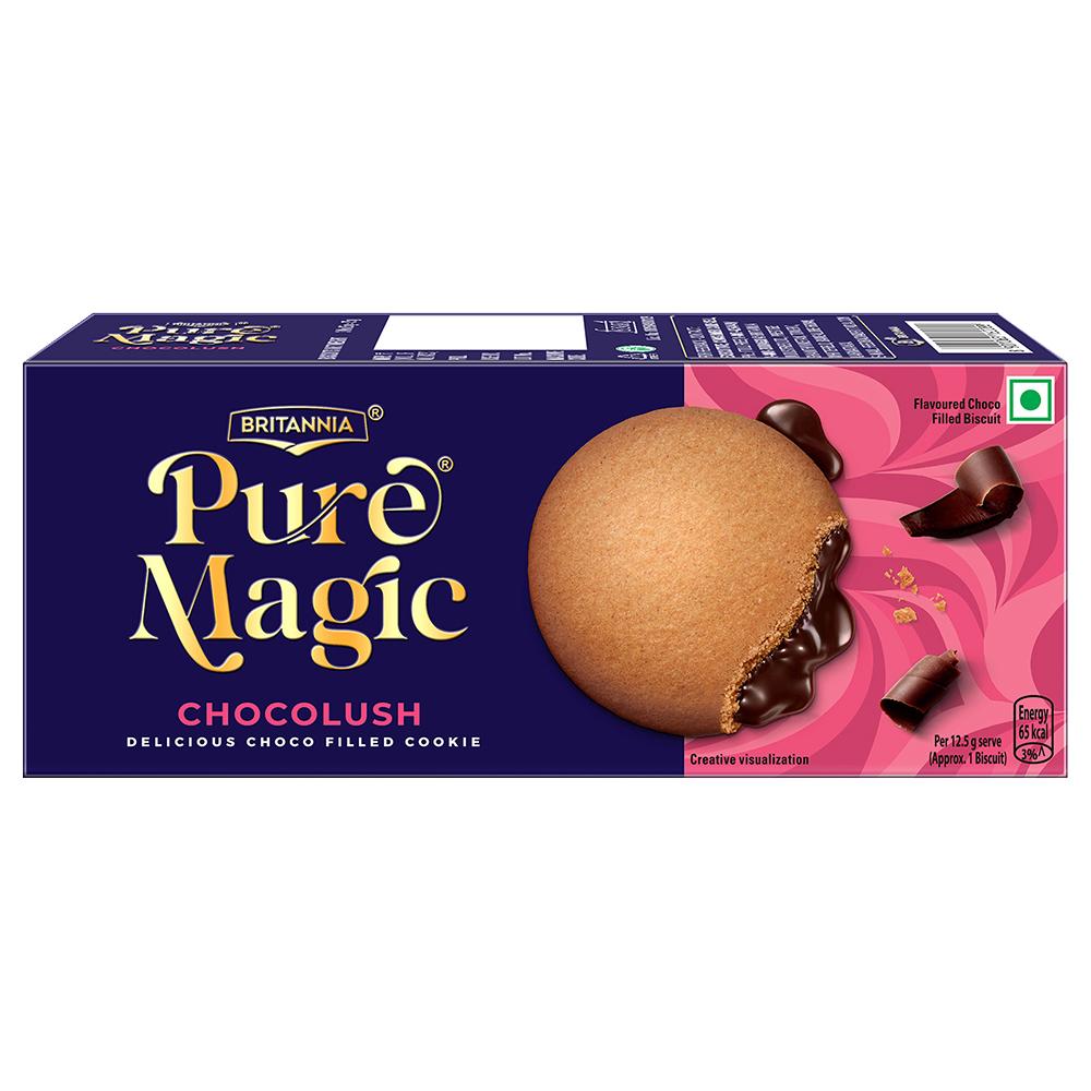 Britannia Pure Magic Chocolush Cream Biscuits 75 G – view 3
