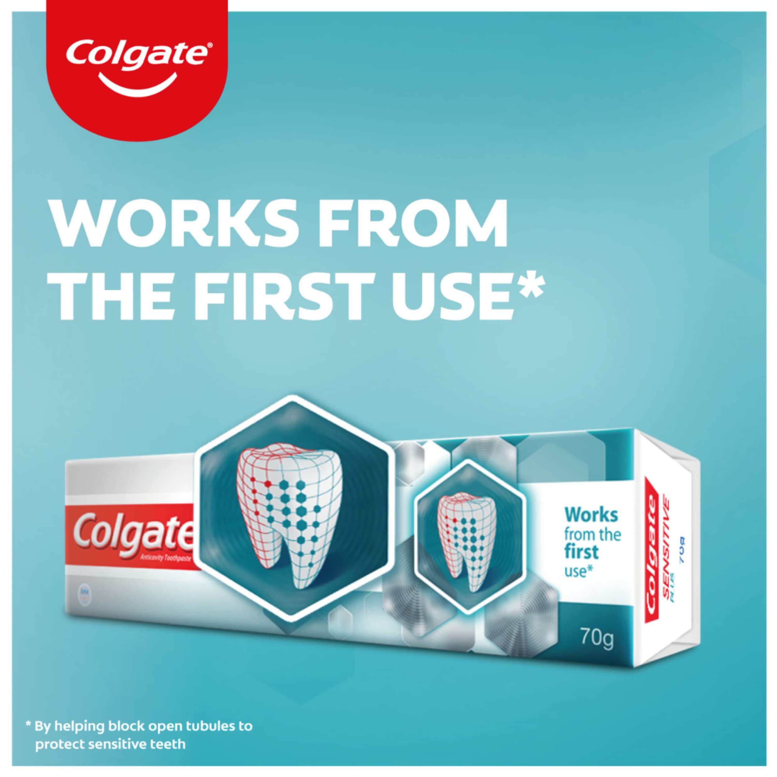 Colgate Sensitive Plus Sensitivity Relief Toothpaste for sensitive teeth, 210g (Buy 2, Get 1 Free) , with Pro Argin formula for Instant Relief from tooth sensitivity – view 5