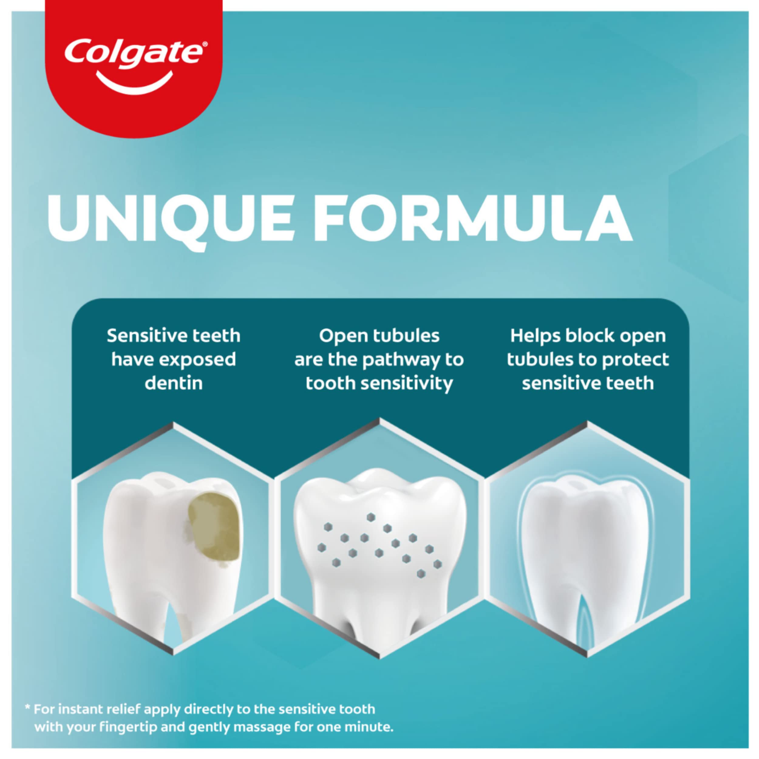 Colgate Sensitive Plus Sensitivity Relief Toothpaste for sensitive teeth, 210g (Buy 2, Get 1 Free) , with Pro Argin formula for Instant Relief from tooth sensitivity – view 6