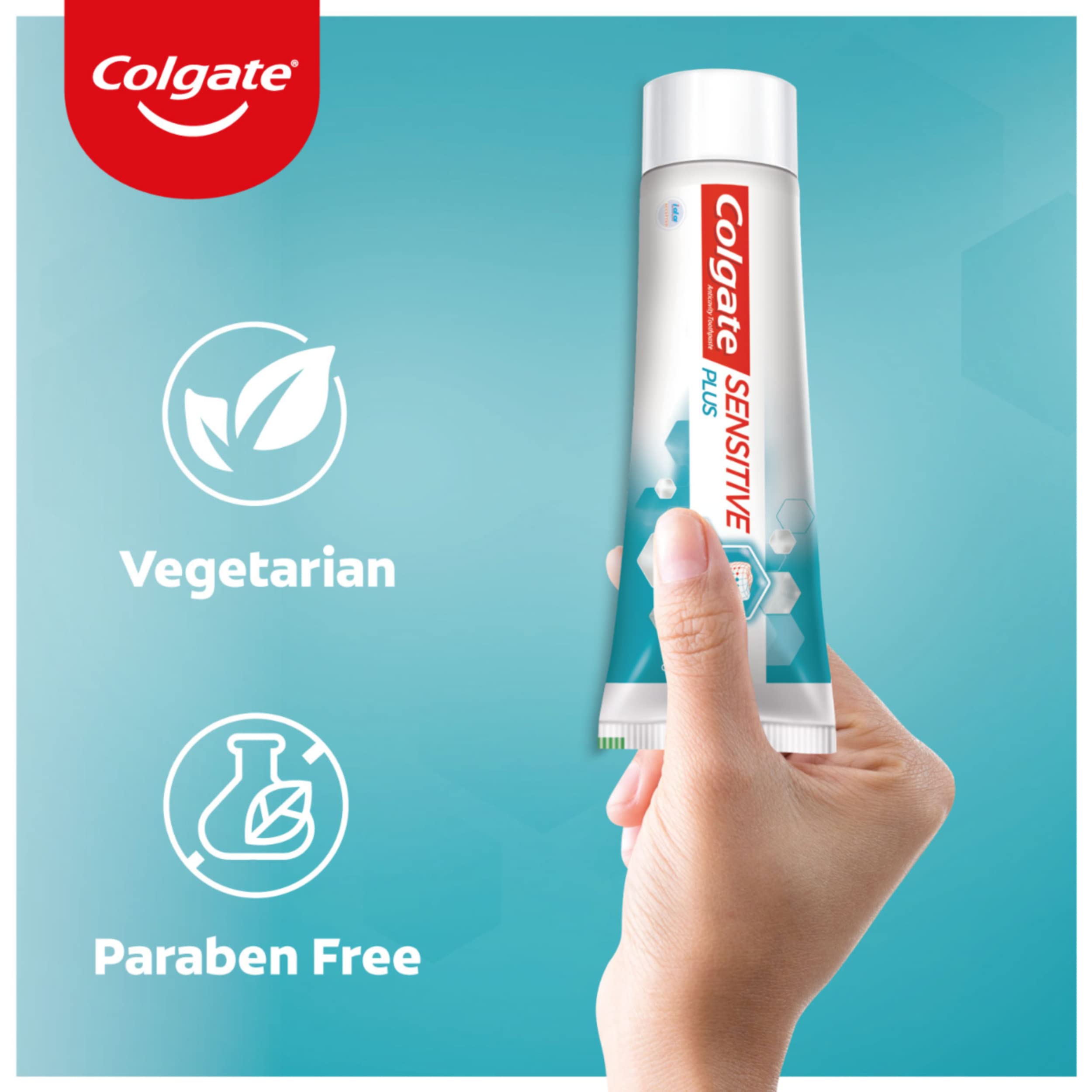 Colgate Sensitive Plus Sensitivity Relief Toothpaste for sensitive teeth, 210g (Buy 2, Get 1 Free) , with Pro Argin formula for Instant Relief from tooth sensitivity – view 8
