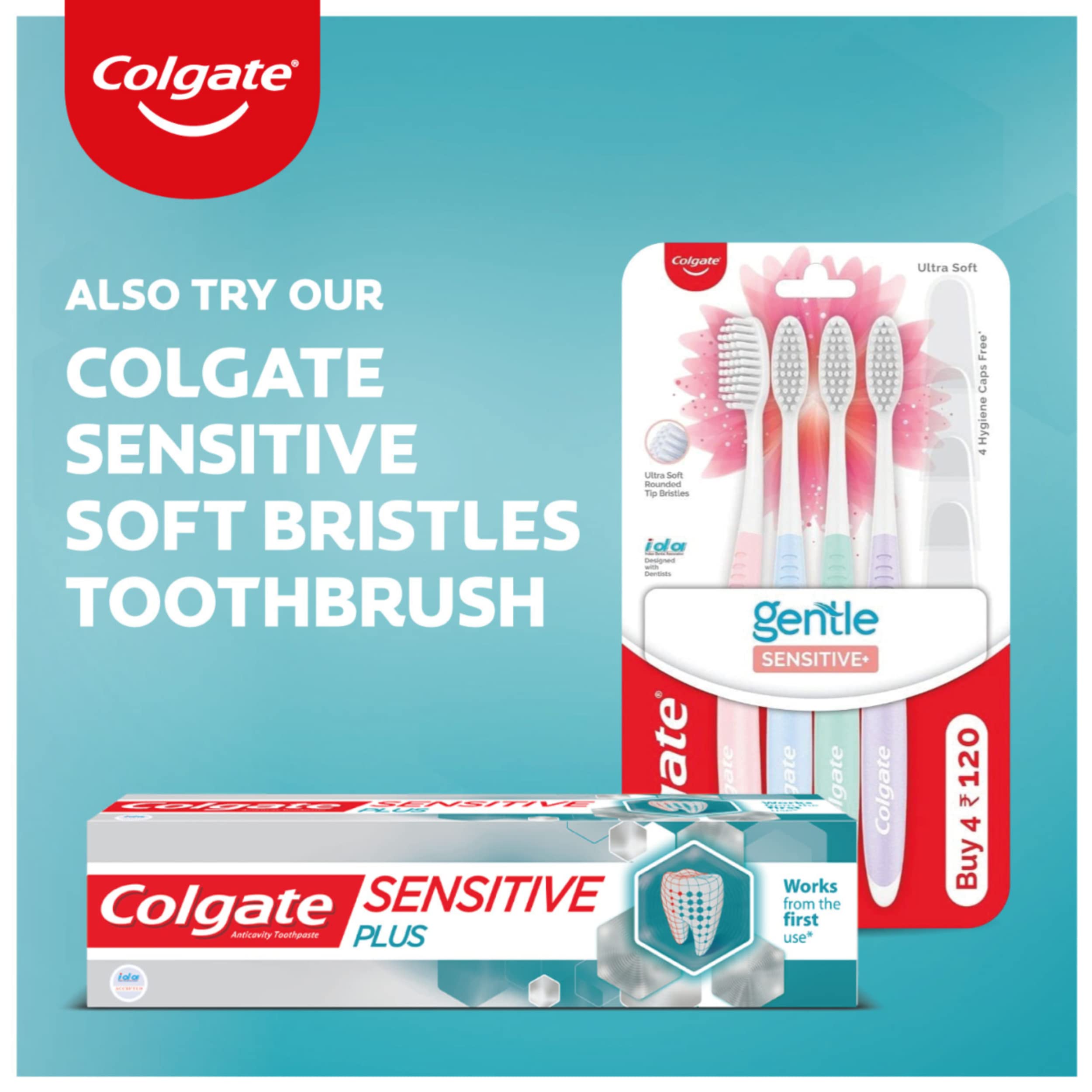 Colgate Sensitive Plus Sensitivity Relief Toothpaste for sensitive teeth, 210g (Buy 2, Get 1 Free) , with Pro Argin formula for Instant Relief from tooth sensitivity – view 9