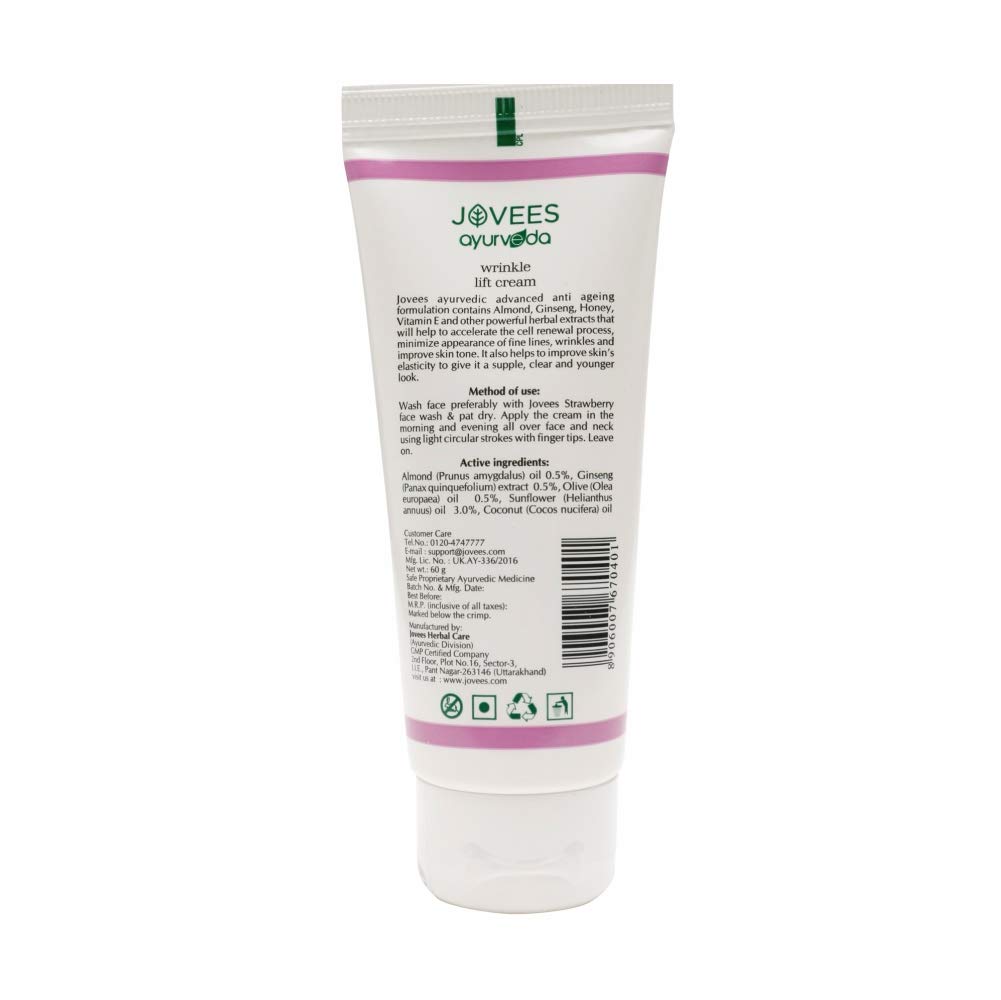 Jovees Herbal Almond & Ginseng Wrinkle Lift Face Cream, 60 gms – view 2