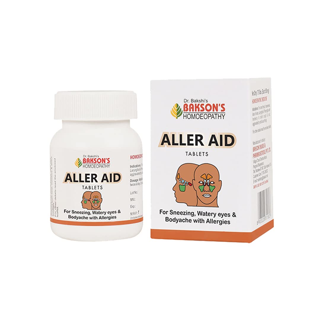Dr. Bakshi's Bakson's Aller Aid tablet pack 75 count