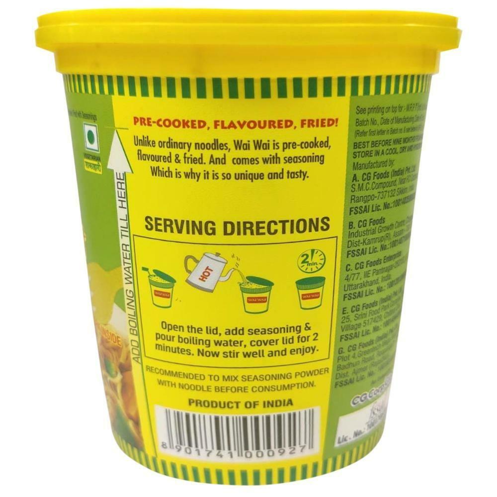 Wai Wai Veg Masala Cup Noodles 75 G – view 4