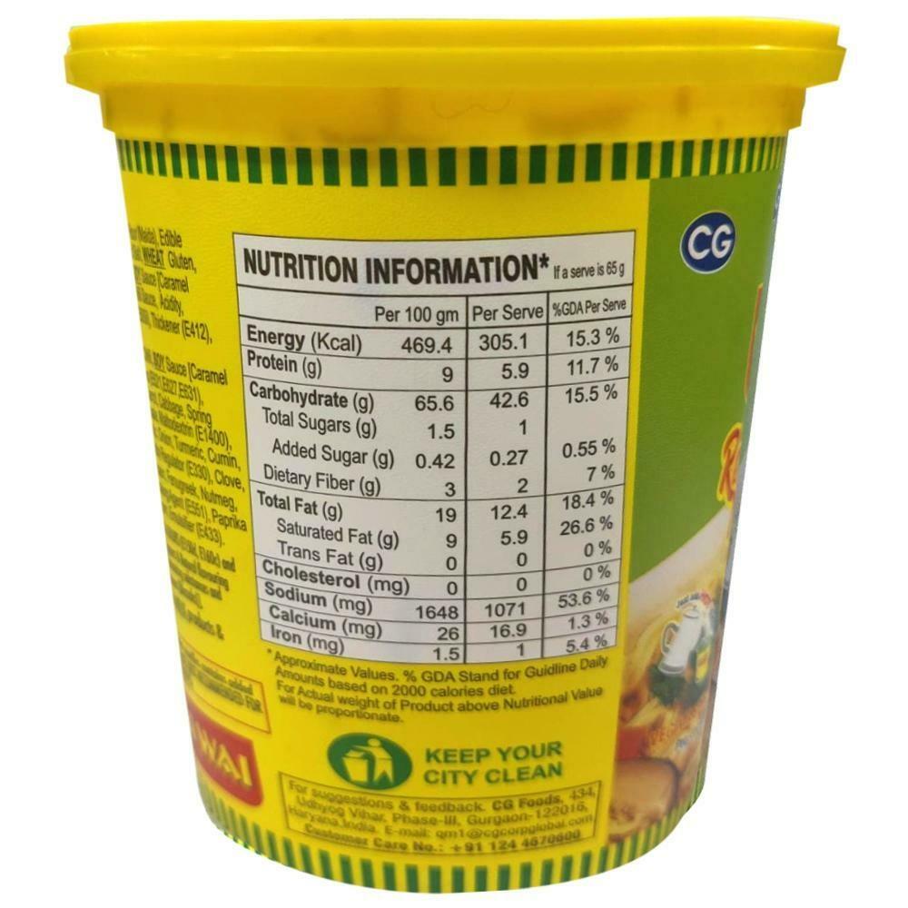 Wai Wai Veg Masala Cup Noodles 75 G – view 5