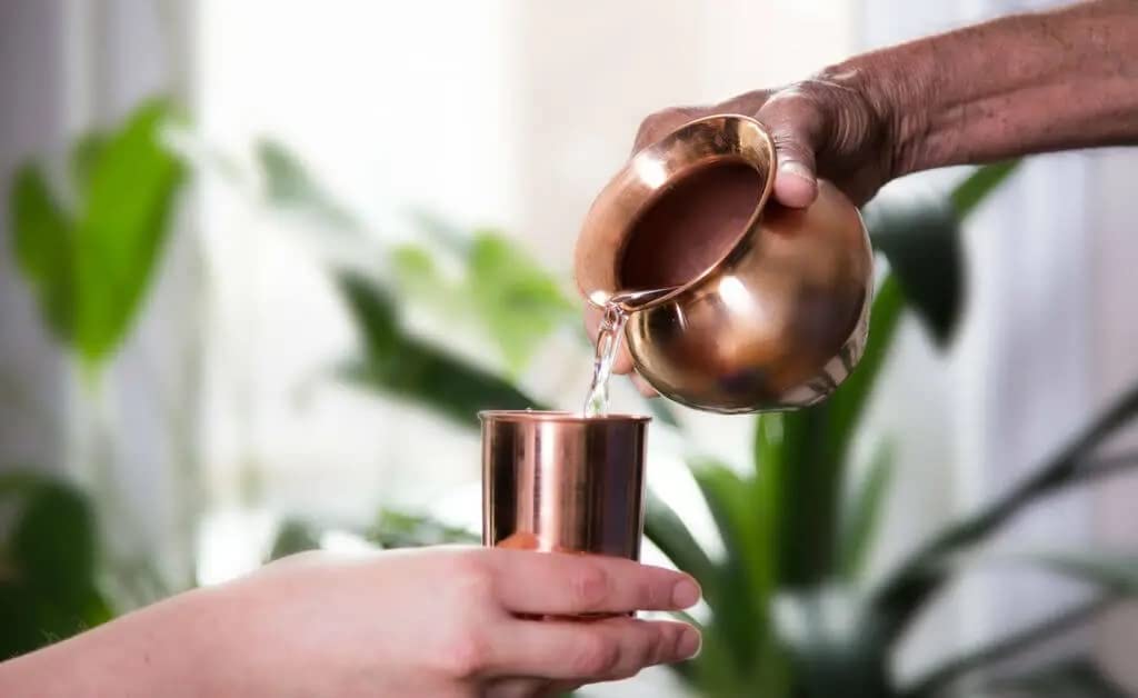 OREAYU Sri Sai Charan Arpan Pooja Copper Lota 400ml – view 3