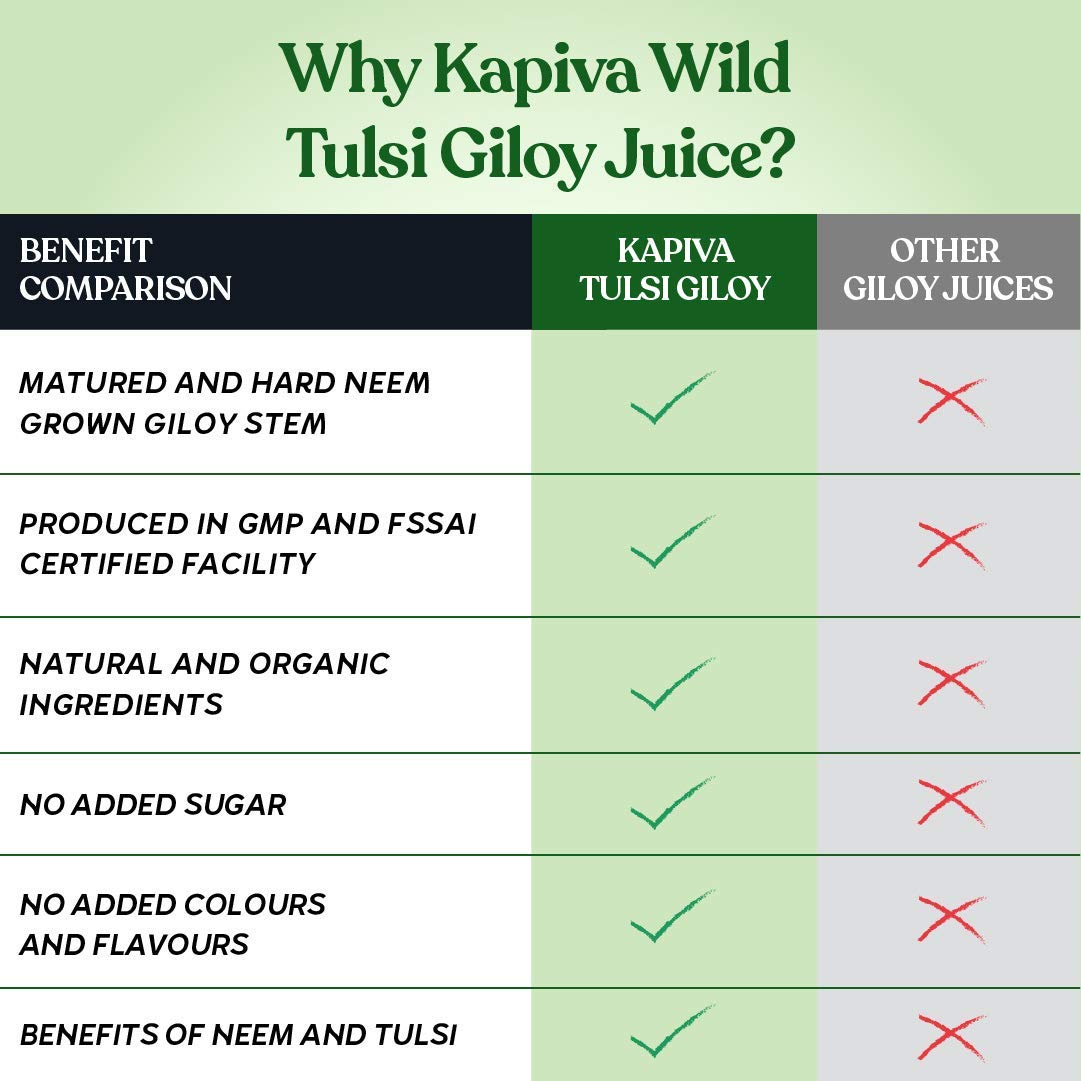 Kapiva Wild Tulsi Giloy Juice (2L) – view 5