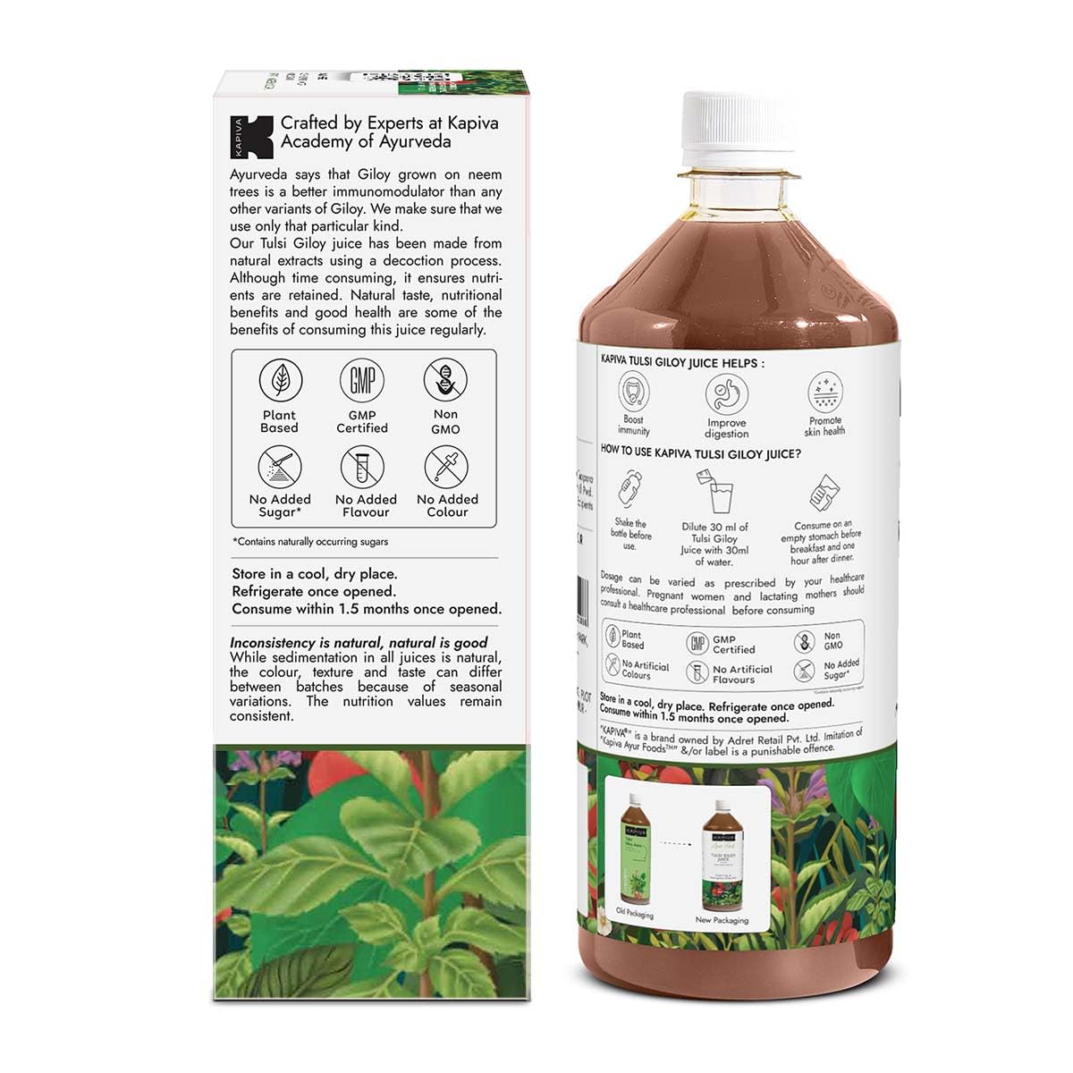 Kapiva Wild Tulsi Giloy Juice (2L) – view 9