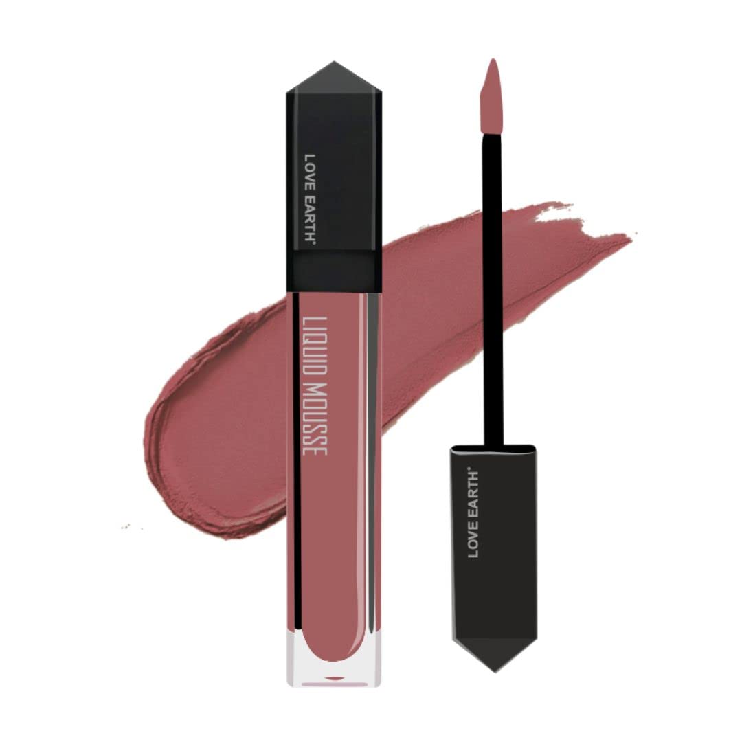 Love Earth Peach Mojito matte liquid lipstick in 6 ml tube