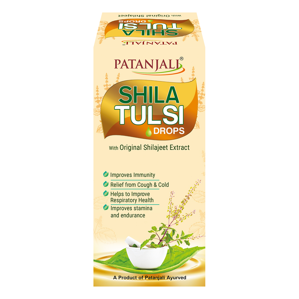 Patanjali tulsi and shilajit herbal drops 30 ml bottle