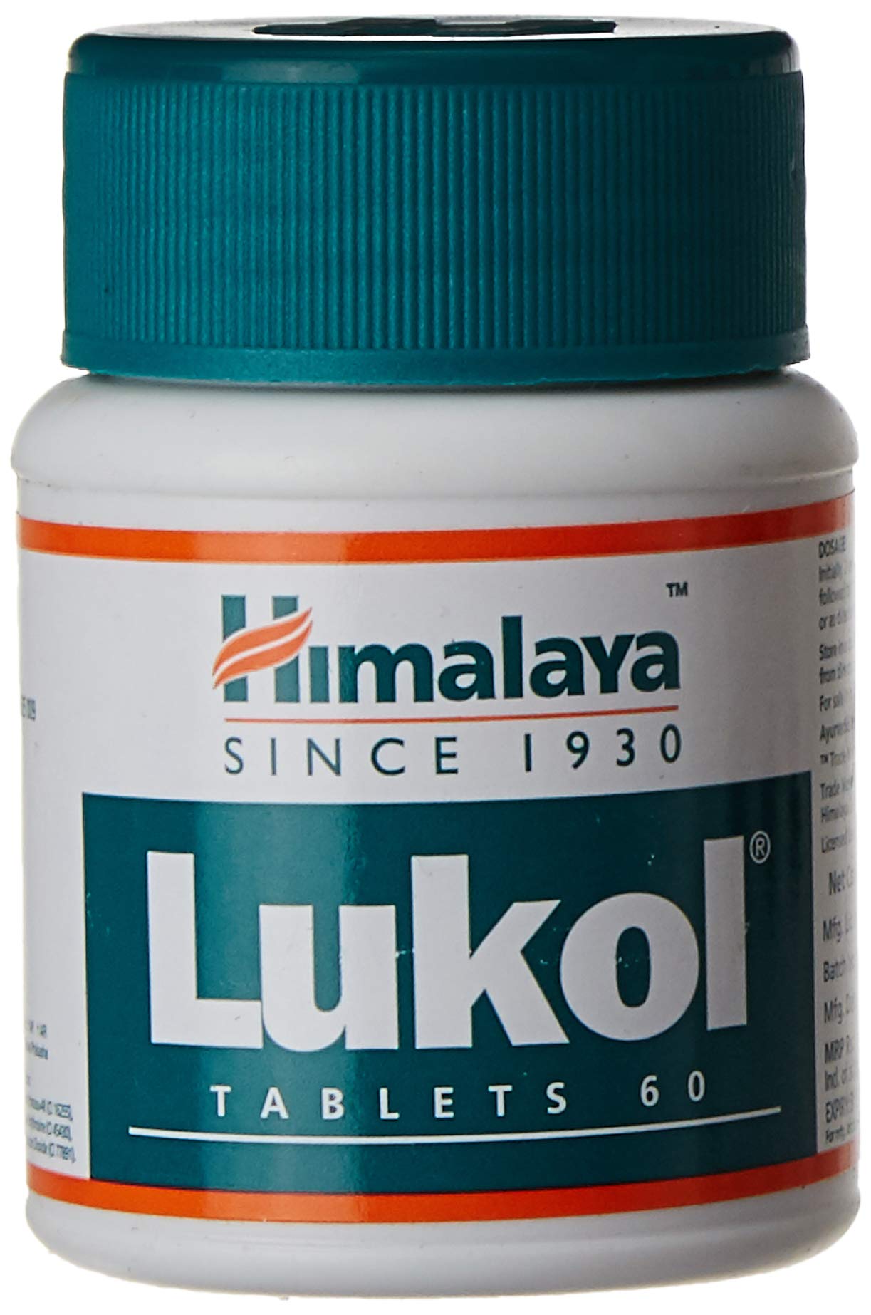 Himalaya Lukol Tablets bottle for adult wellness supplement