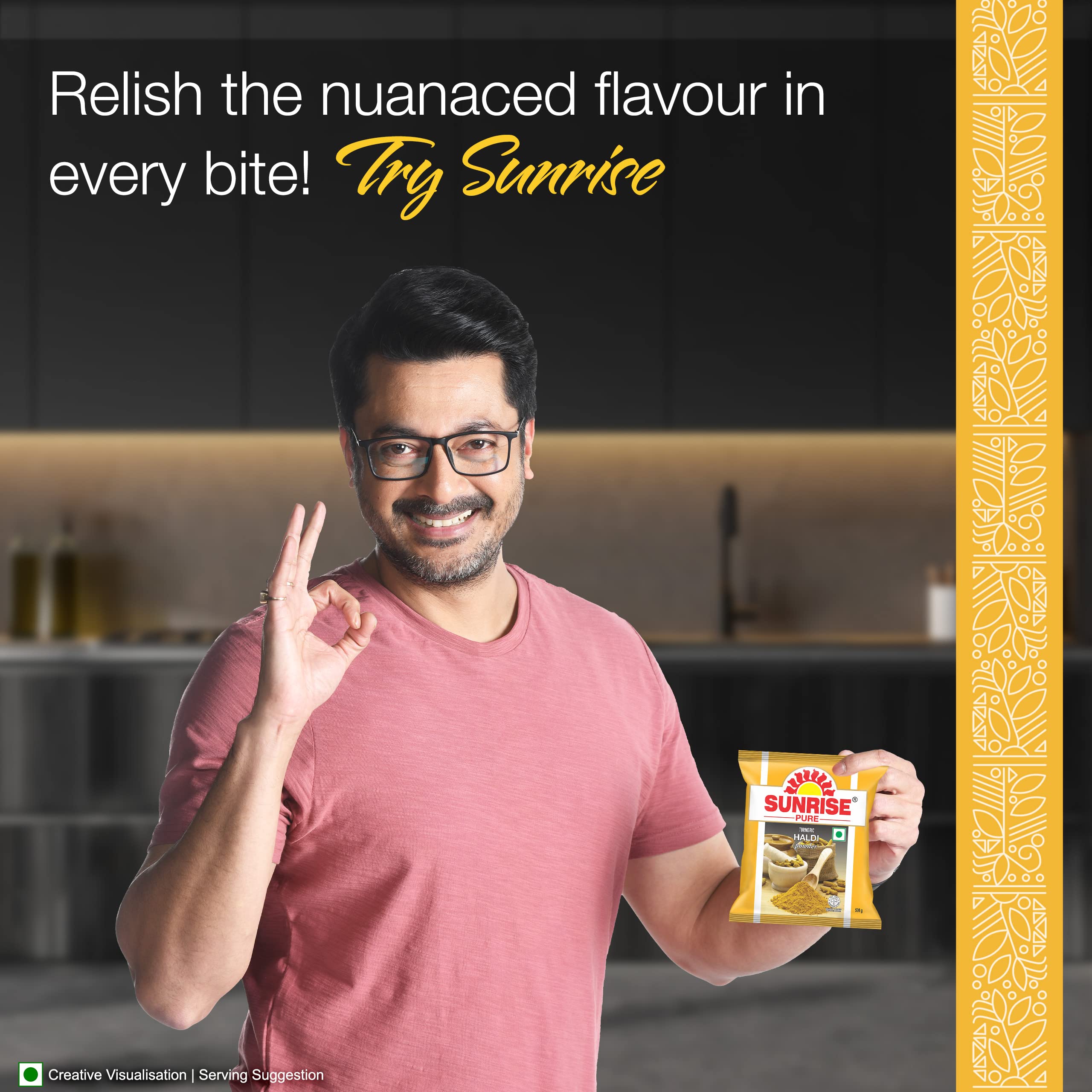 Sunrise Pure, Turmeric Powder - 500 grams (Pouch) – view 3