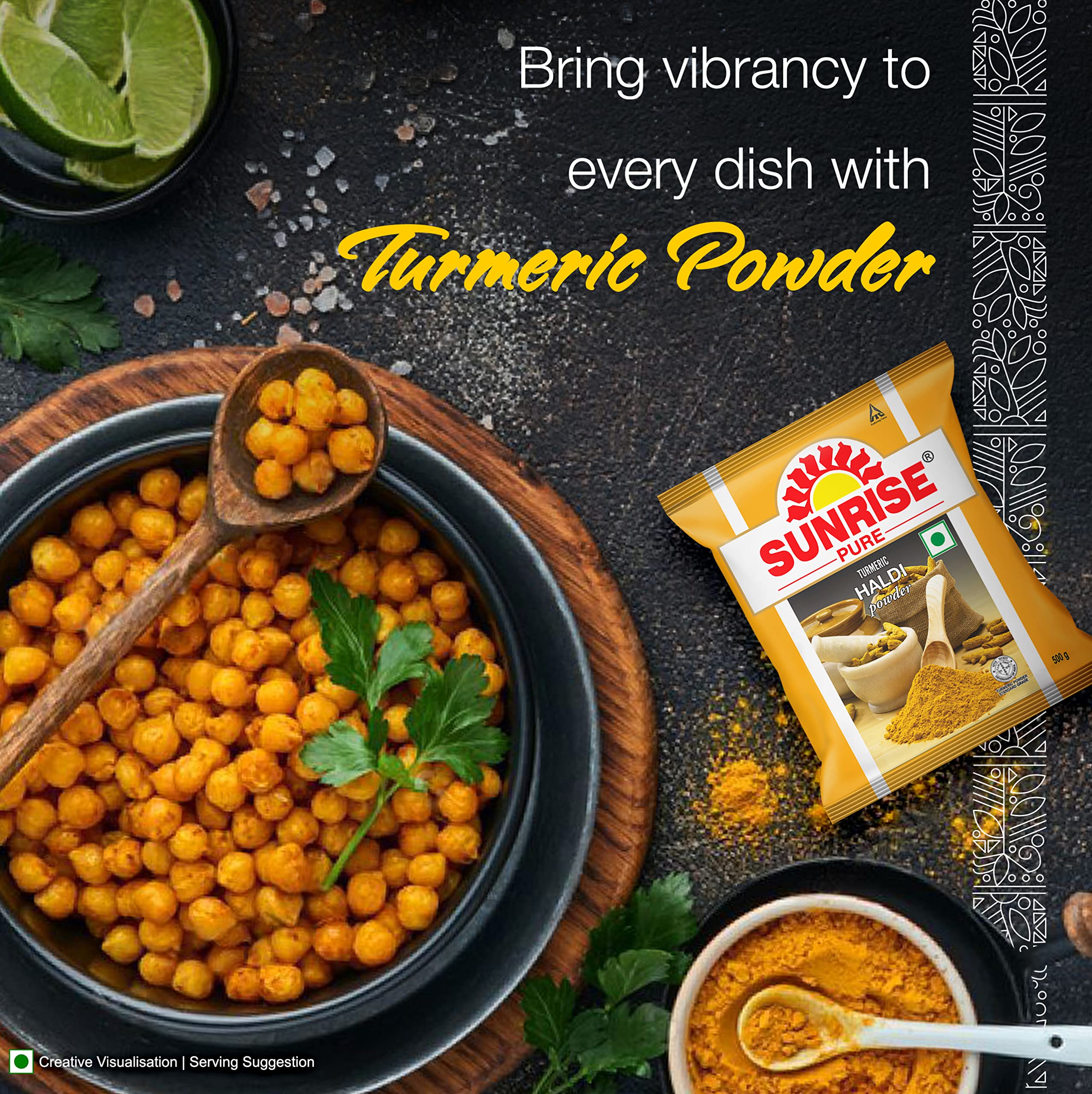 Sunrise Pure, Turmeric Powder - 500 grams (Pouch) – view 4