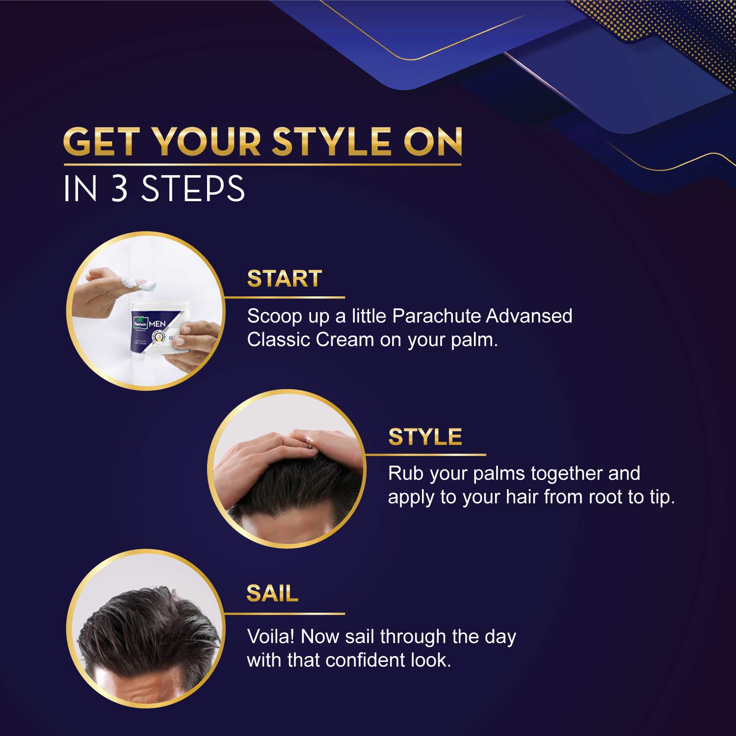 Parachute Advansed Hair Cream For Men, 100ml – view 5
