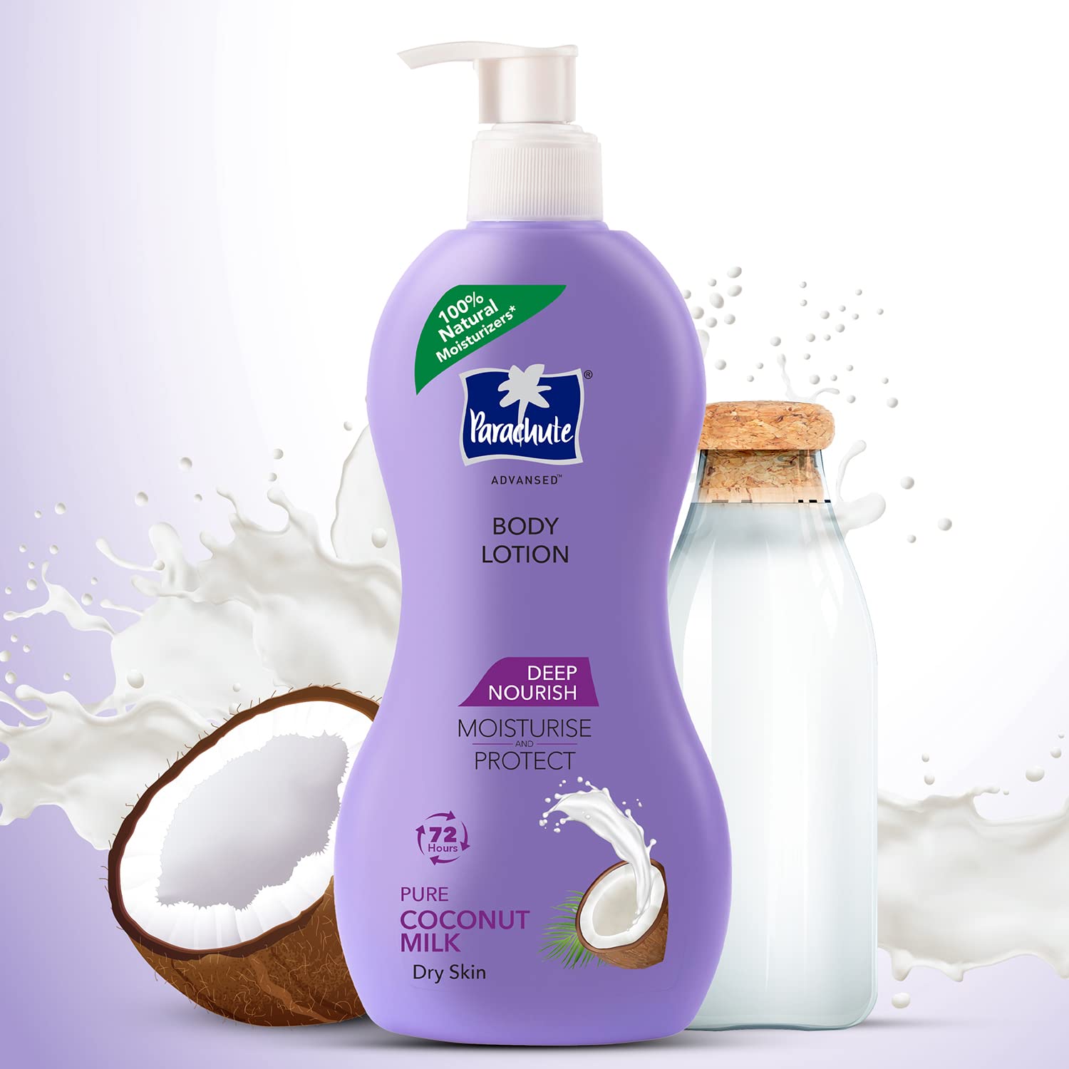 Parachute Advansed Deep Nourish Body Lotion for Women & Men, Dry Skin, 400ml – view 3