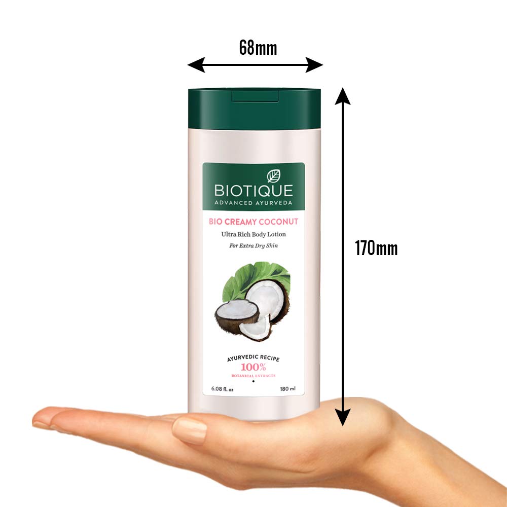 Biotique Creamy Coconut Deep Nourish Body lotion For Extra Dry Skin – view 3