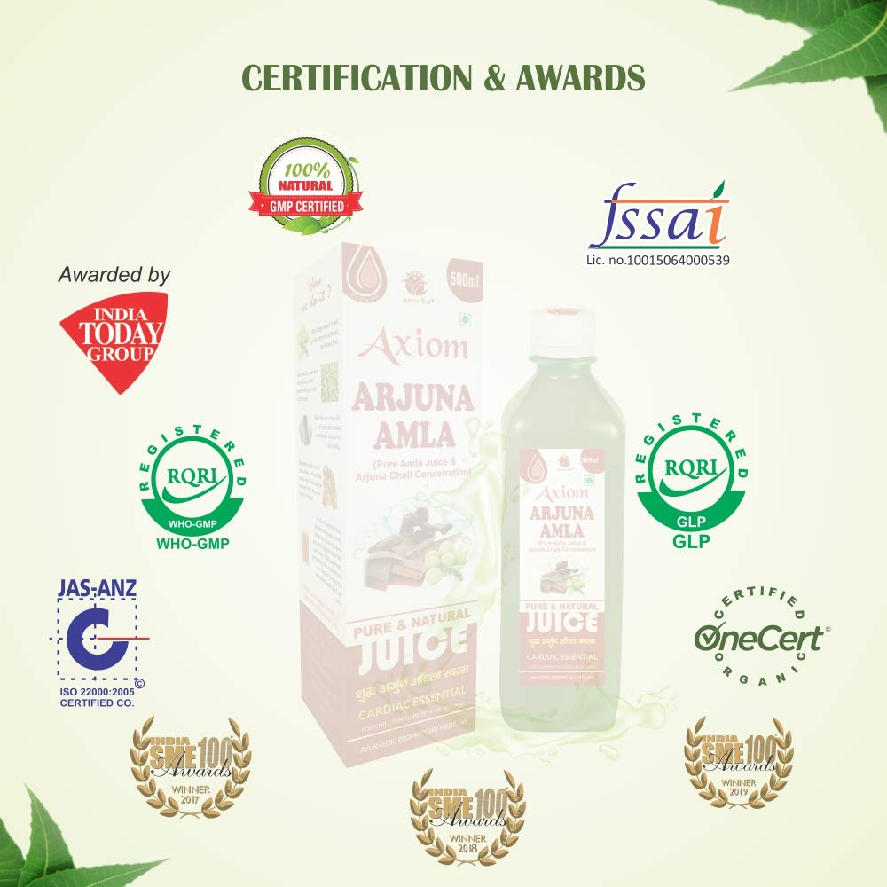 Jeevan Ras Arjuna Amla Swaras Herbal Juice (500 ml) – view 7