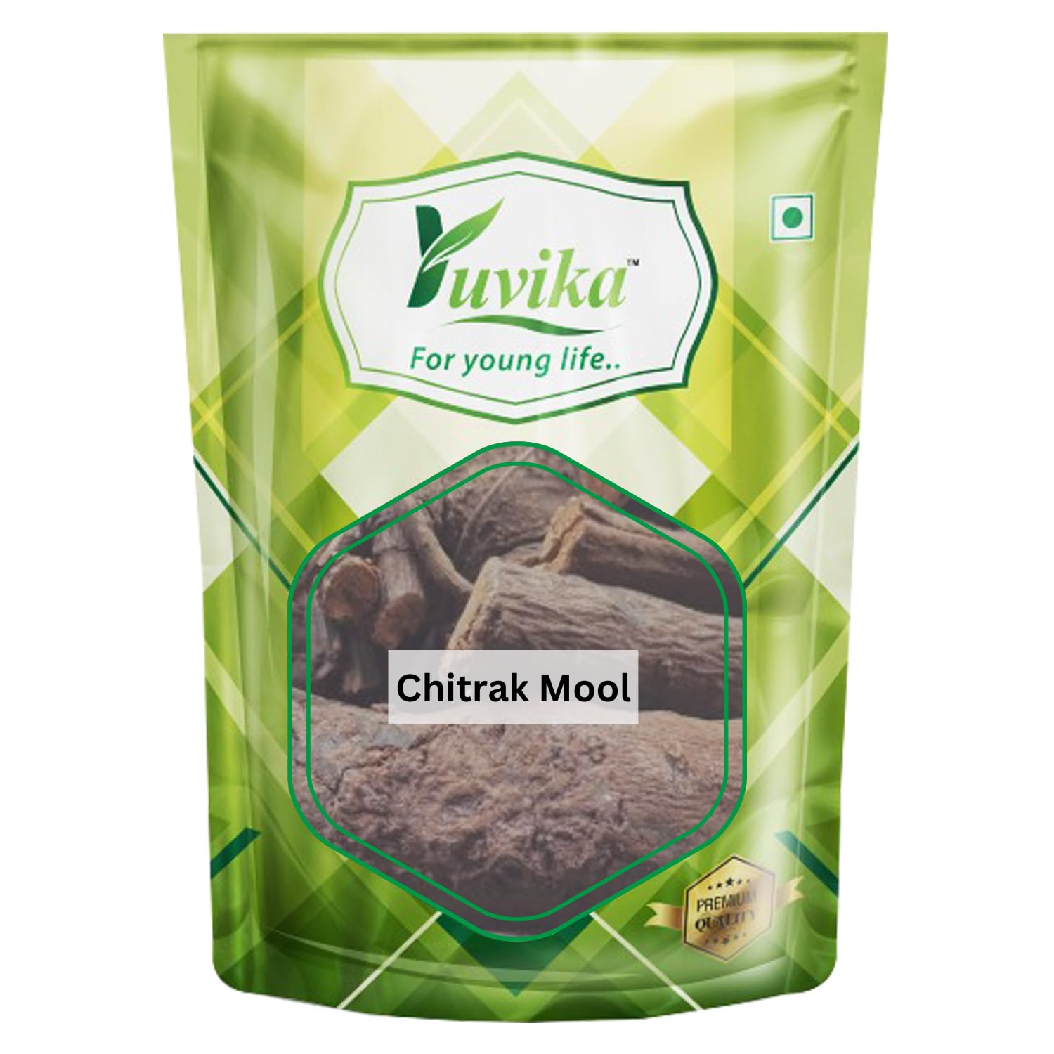Pack of Yuvika Chitrak Mool plant-based powder, 200 grams