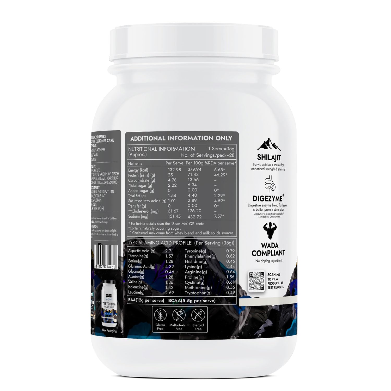 Kapiva Testofuel Shilajit Whey Protein – view 8