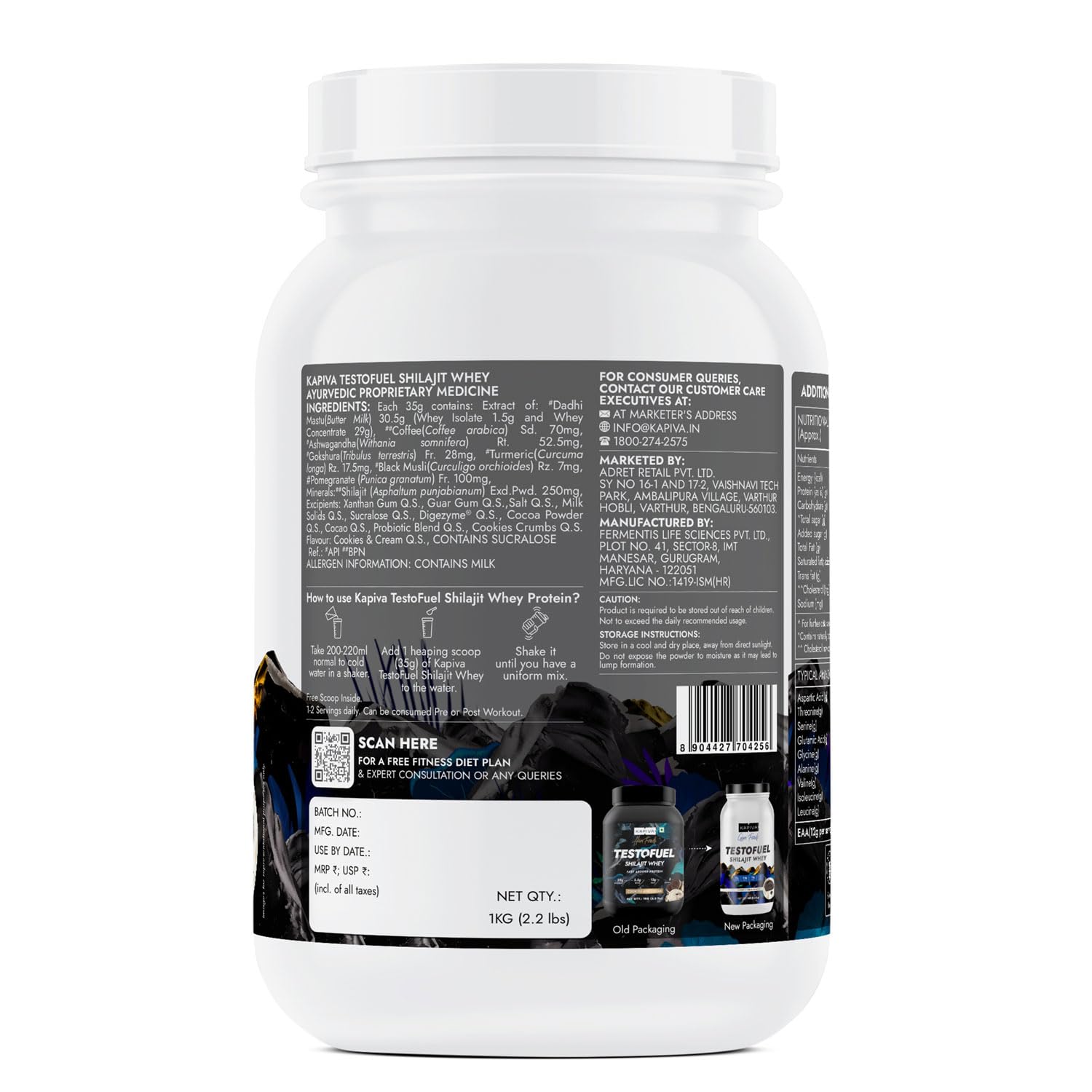 Kapiva Testofuel Shilajit Whey Protein – view 9