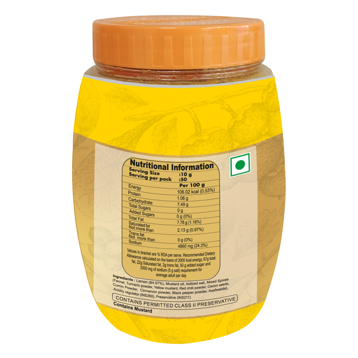 Patanjali Lemon Pickle 500 g – view 4
