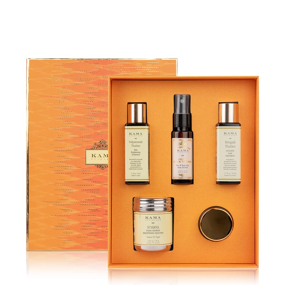 Kama Ayurveda skin care gift box for face and hair