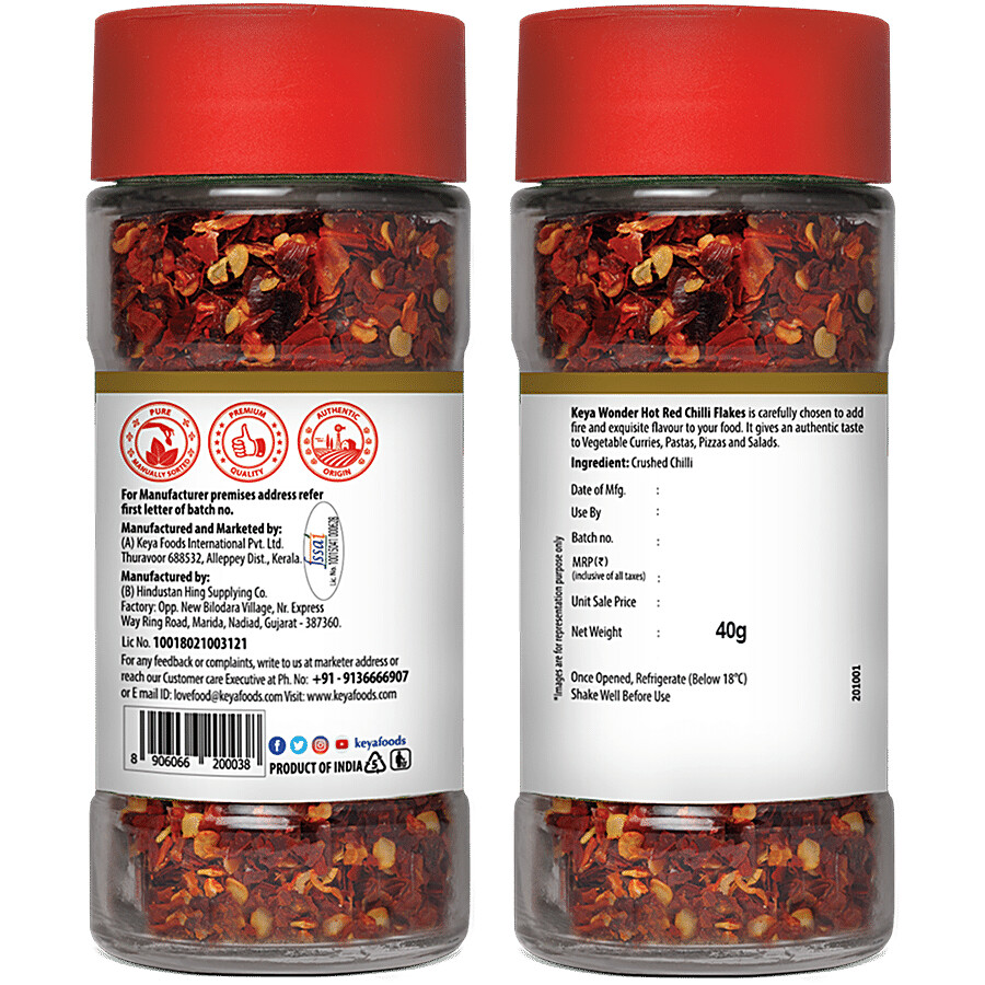 Keya Chilli Flakes - Red 40 g – view 2