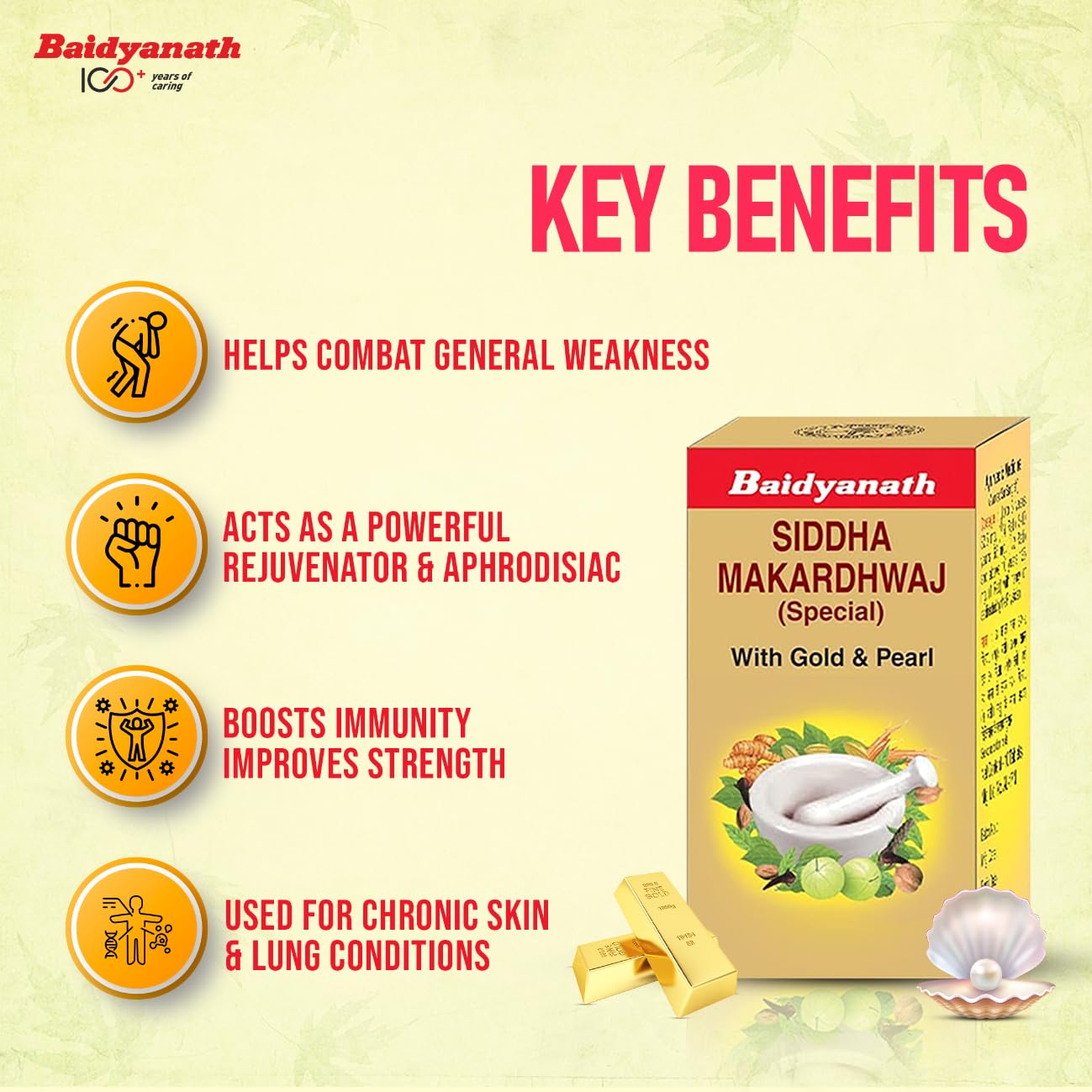Baidyanath Siddha Makardhwaj Special - 10 Tablets – view 4