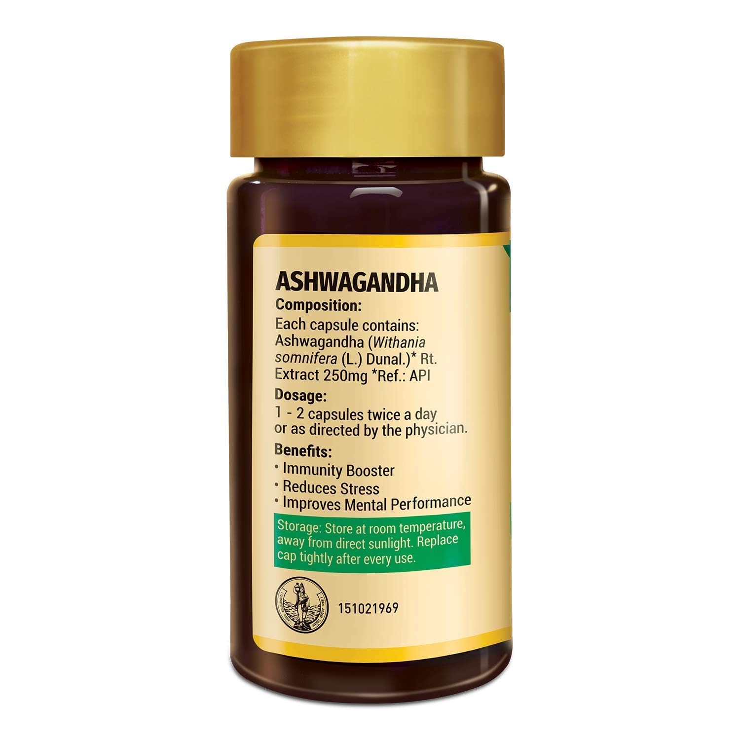 Zandu Ashwagandha Capsules, With Goodness of Natural Extracts of Ashwagandha, Helps Boost Immunity and Useful for Natural Body Strength, Stress Buster - (Pack of 60 Veg capsules x 2) – view 4
