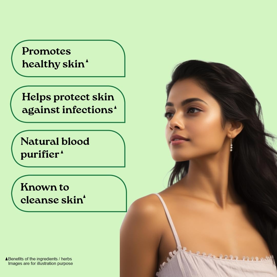 A TATA Product - Organic India Neem Blood Purifier - 60 Veg Capsules, Natural Blood Purifier, Plant-Based Anti-Bacterial, Anti-Viral, With Immunity Boosting Properties, GMP & NPOP Certified Organic – view 4