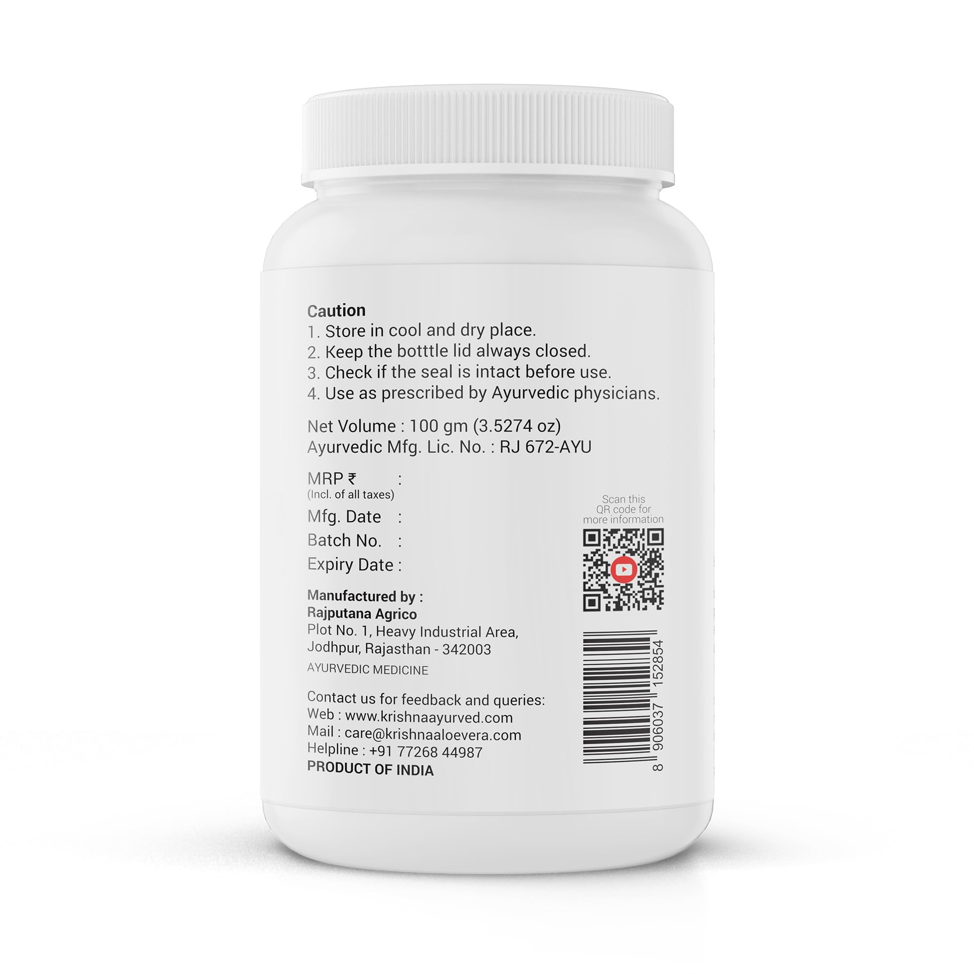 Krishna's Bhringraj Powder - 100 g – view 6
