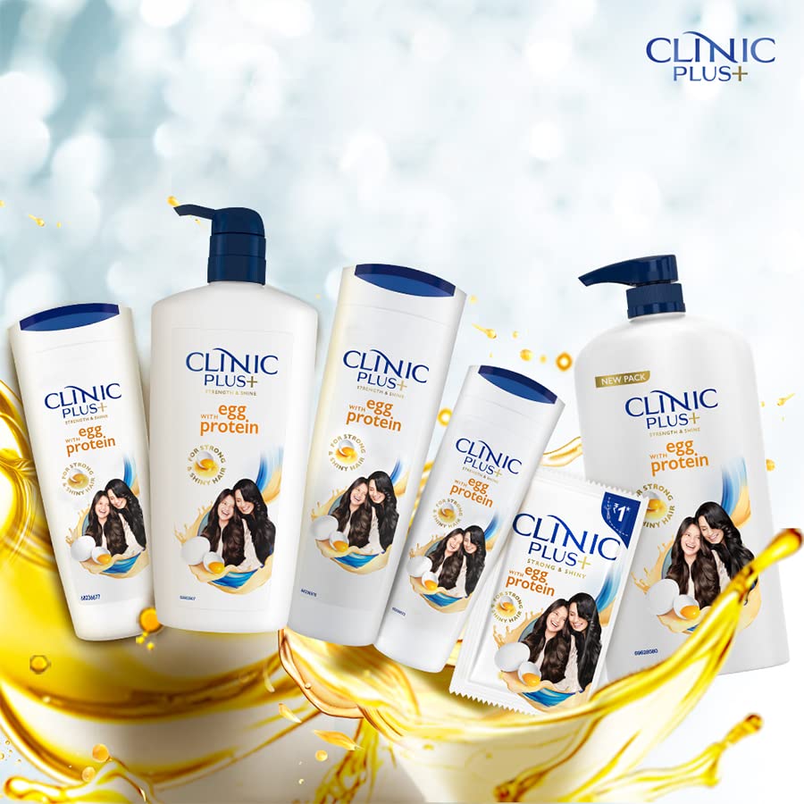 Clinic Plus Strength & Shine With Egg Protein Shampoo For Hair Strengthening & Shine 1 L – view 5