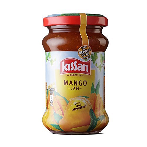Kissan mango jam jar 188g for toast and lunchboxes