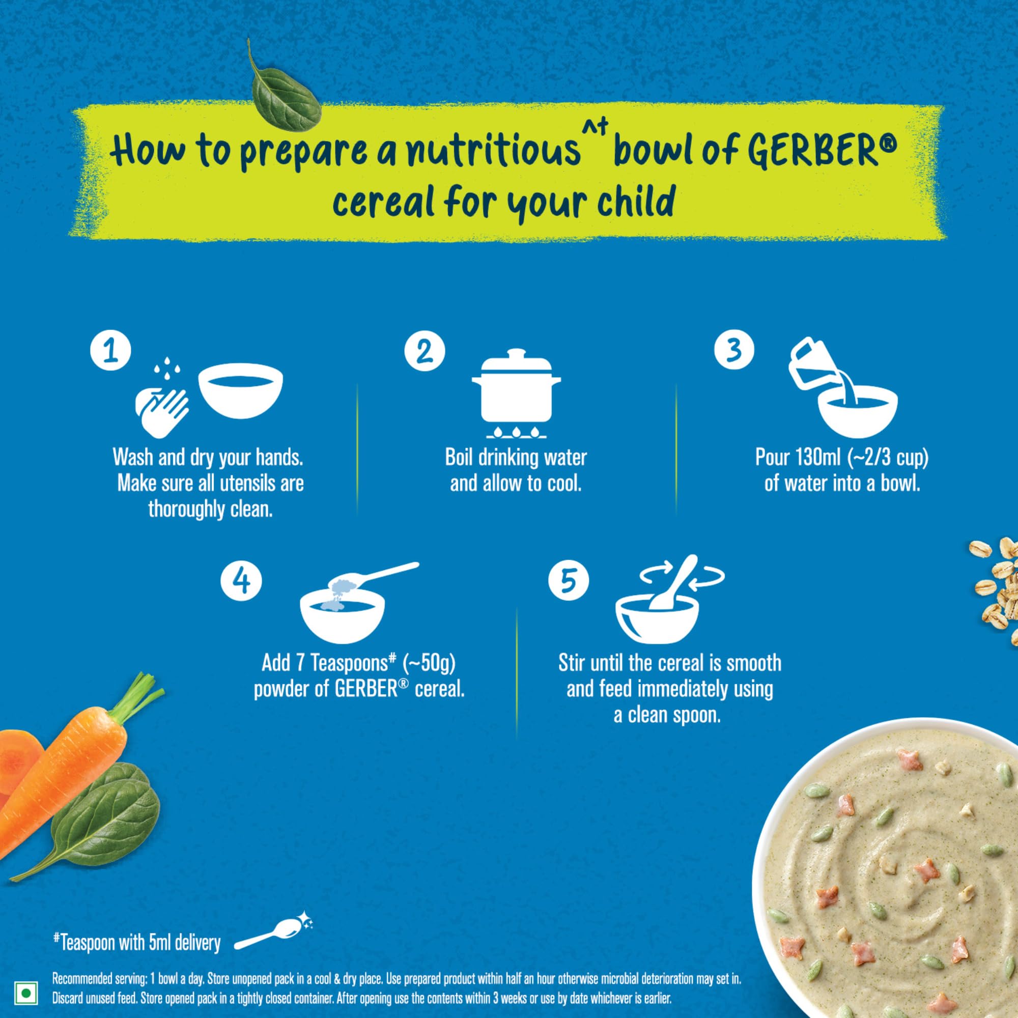 GERBER Cereals - Spinach & Carrot – view 6