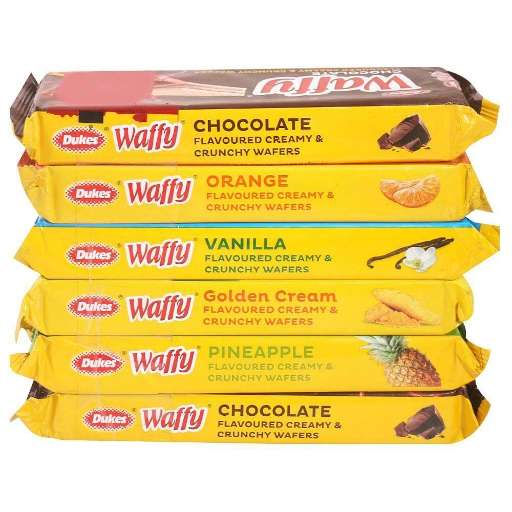 Dukes Waffy Creamy & Crunchy Wafers Assorted Pack 75 G (Pack Of 6) – view 7