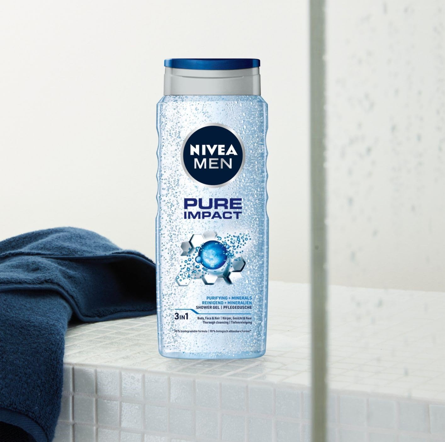NIVEA MEN Pure Impact 500ml Body Wash – view 3