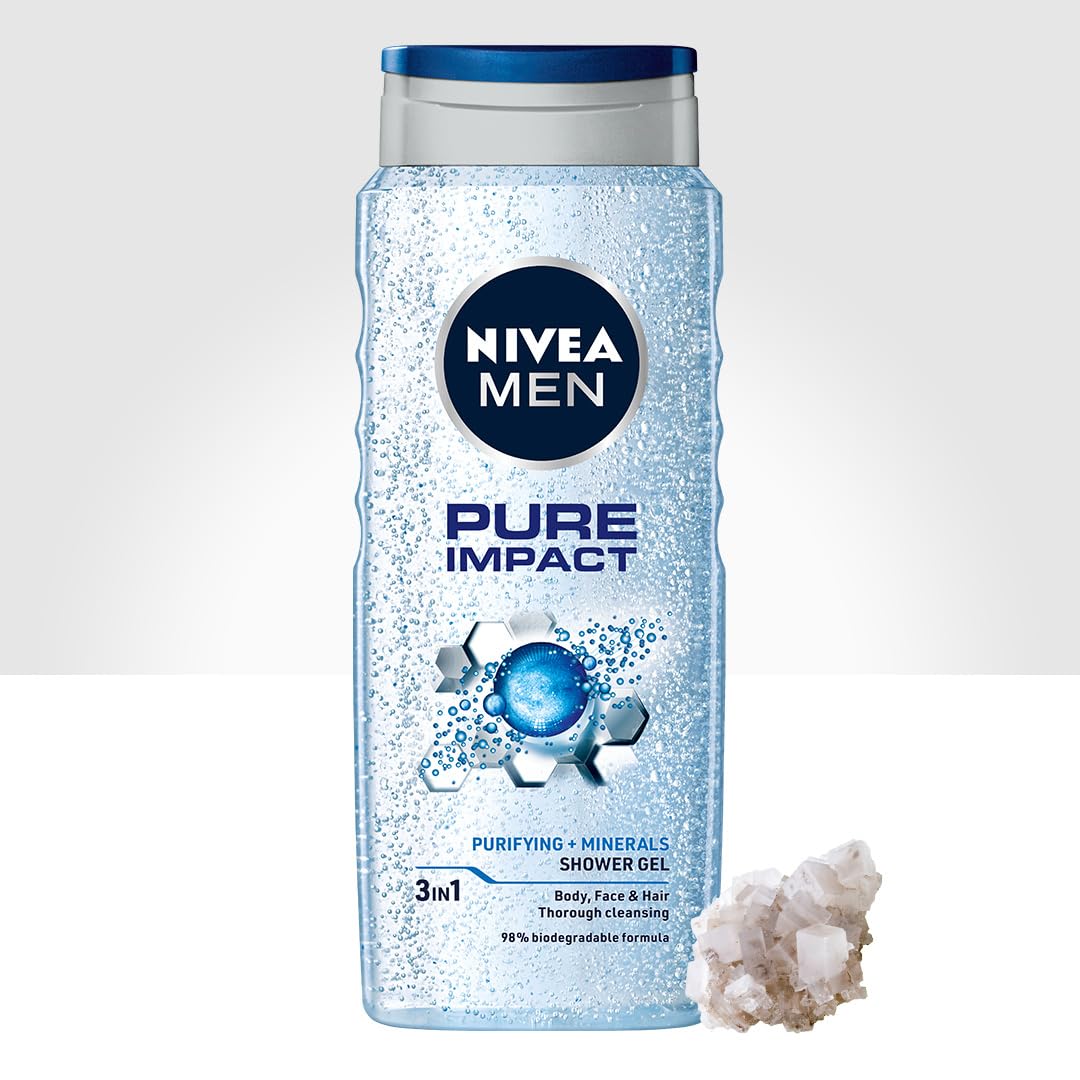 NIVEA MEN Pure Impact 500ml Body Wash – view 5